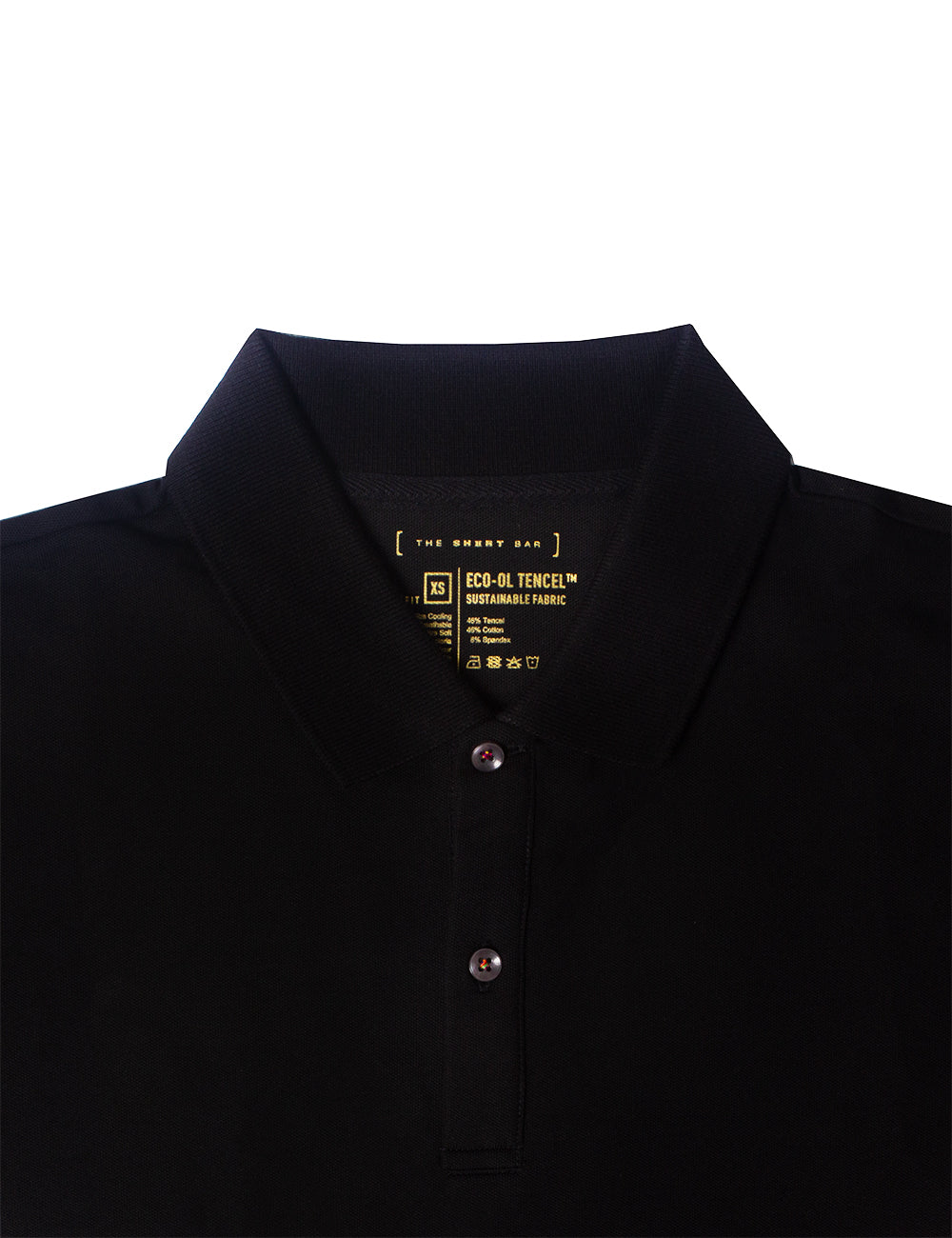 Tencel Stretch Slim Fit Polo T-Shirt