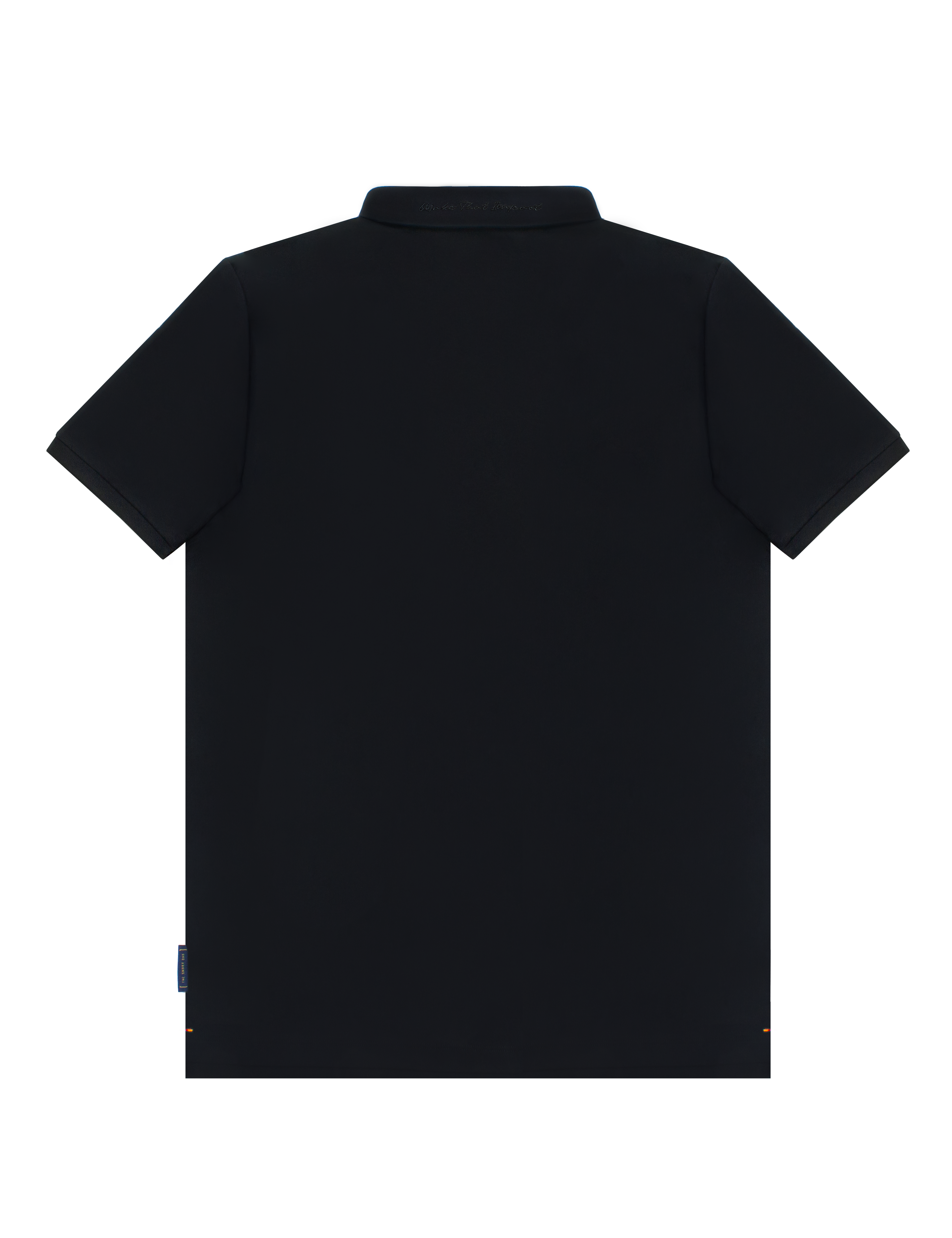 Organic Pima Cotton Hidden Button Down Polo T-Shirt