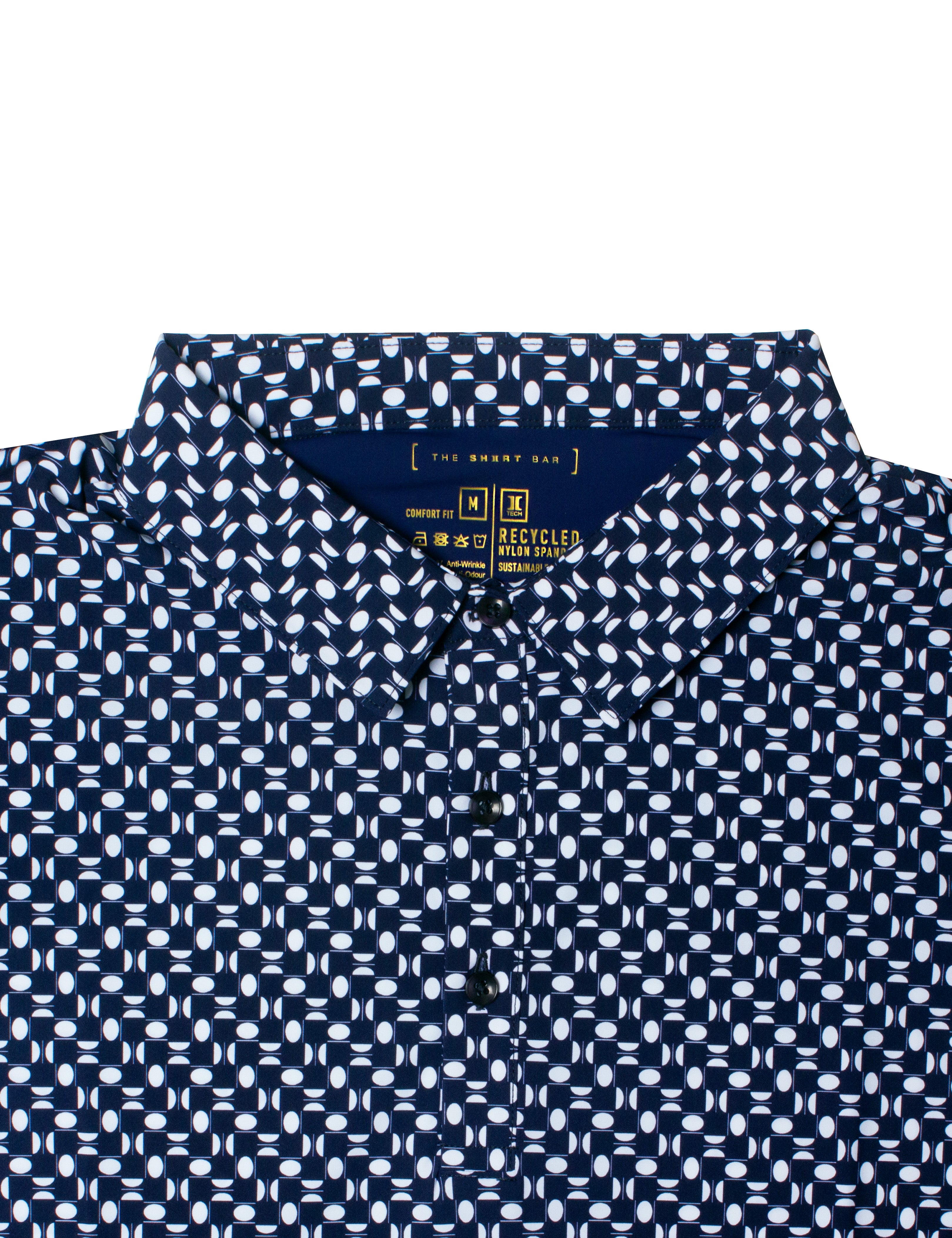 Comfort Fit Print ][ Tech Active Polo T-Shirt