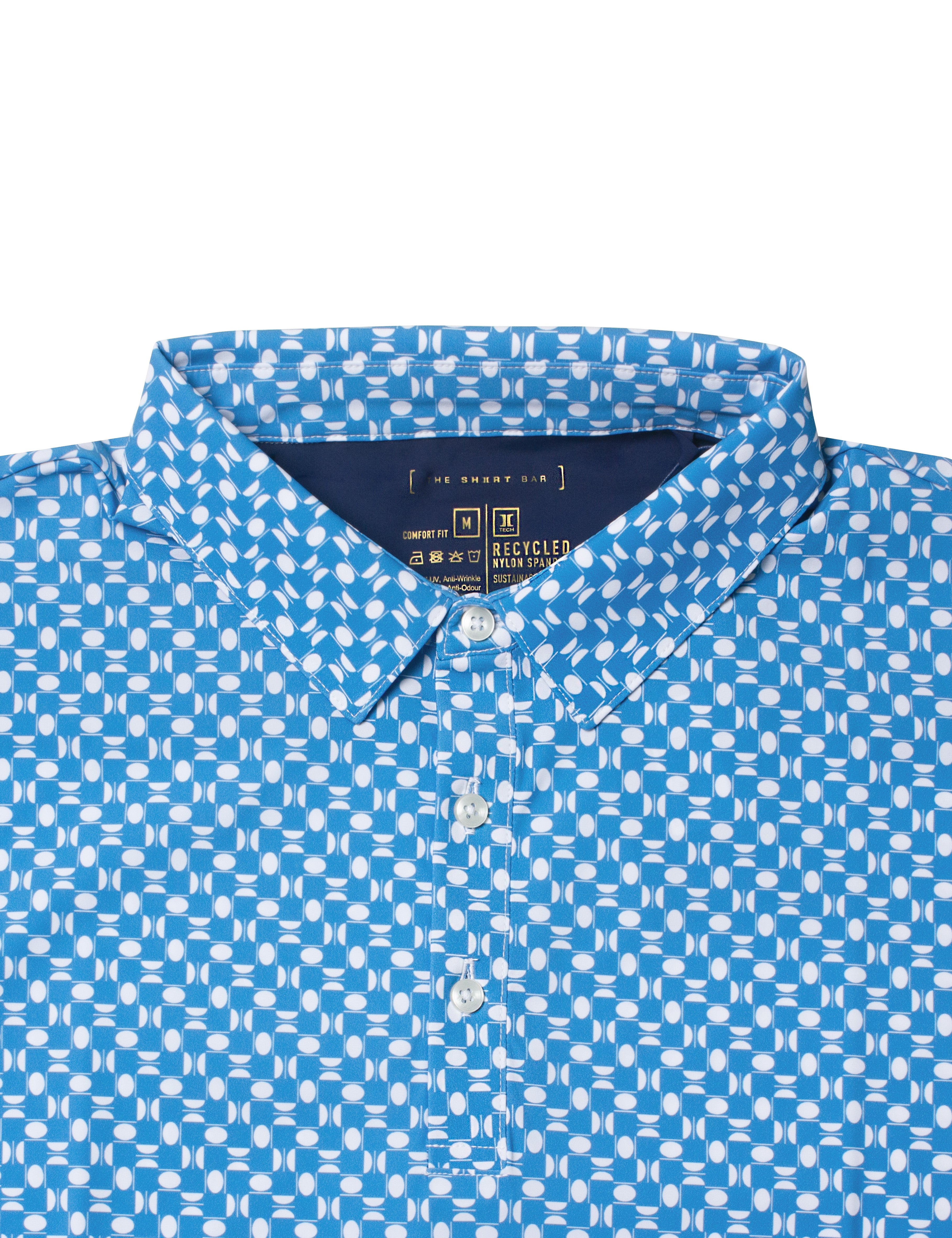 Comfort Fit Print ][ Tech Active Polo T-Shirt