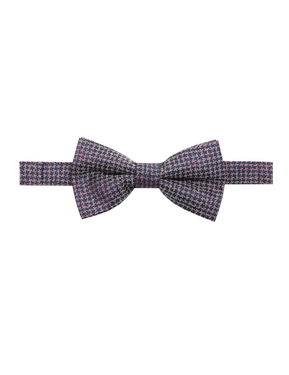 Pink Dobby Woven Bowtie