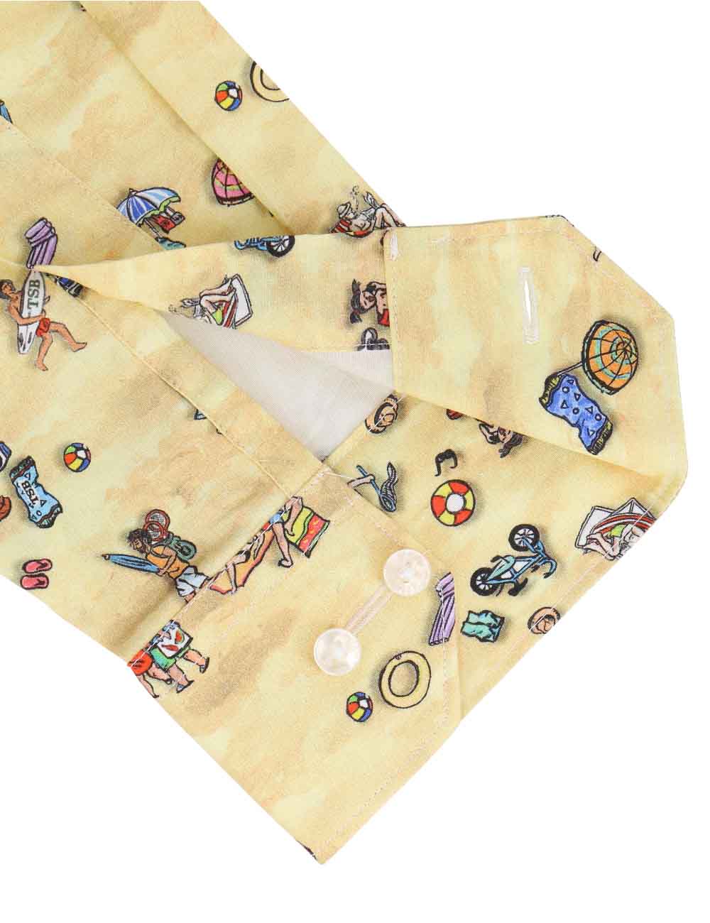 Multi-Colour Holiday Print Italian Fabric Silky Finish Relaxed Fit Shirt