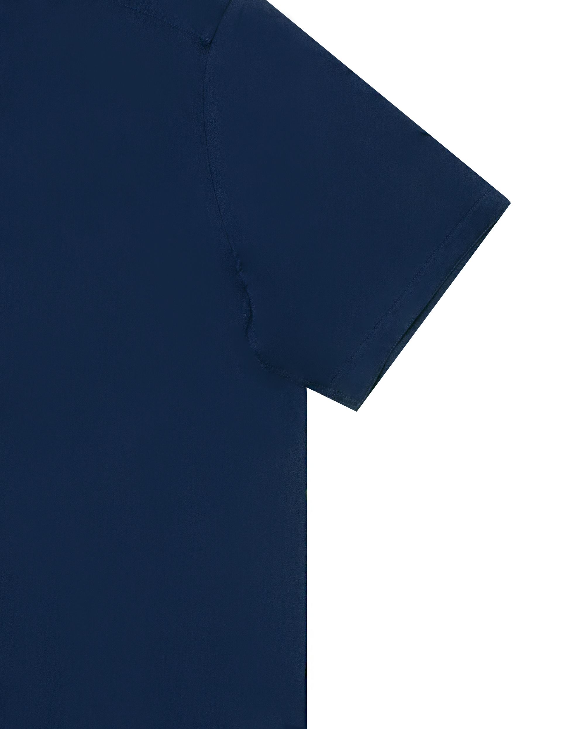 Solid Navy Blue Eco-ol Bamboo Short Sleeve Relaxed Fit Shirt