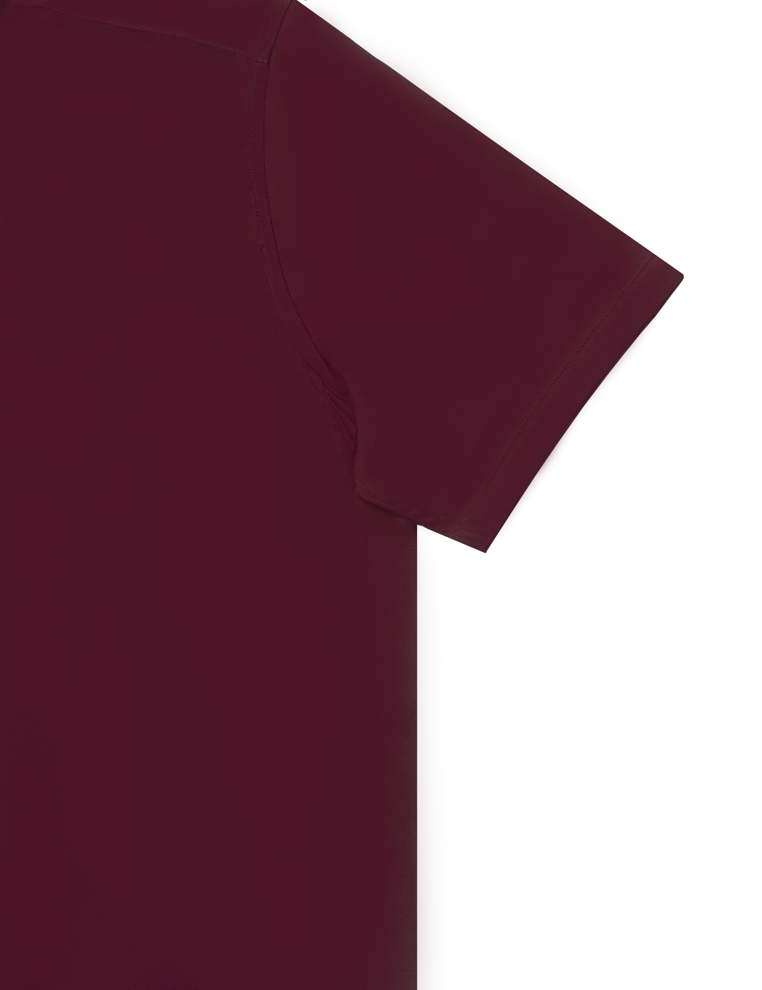 Solid Maroon Eco-ol Bamboo Short Sleeve Relaxed Fit Shirt