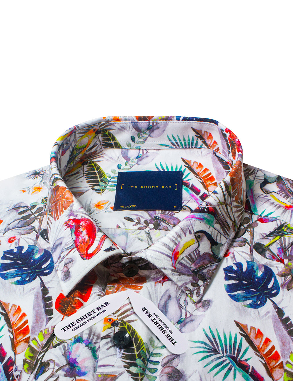 Multi-Colour Print Italian Fabric Silky Finish Relaxed Fit Short Sleeve Shirt