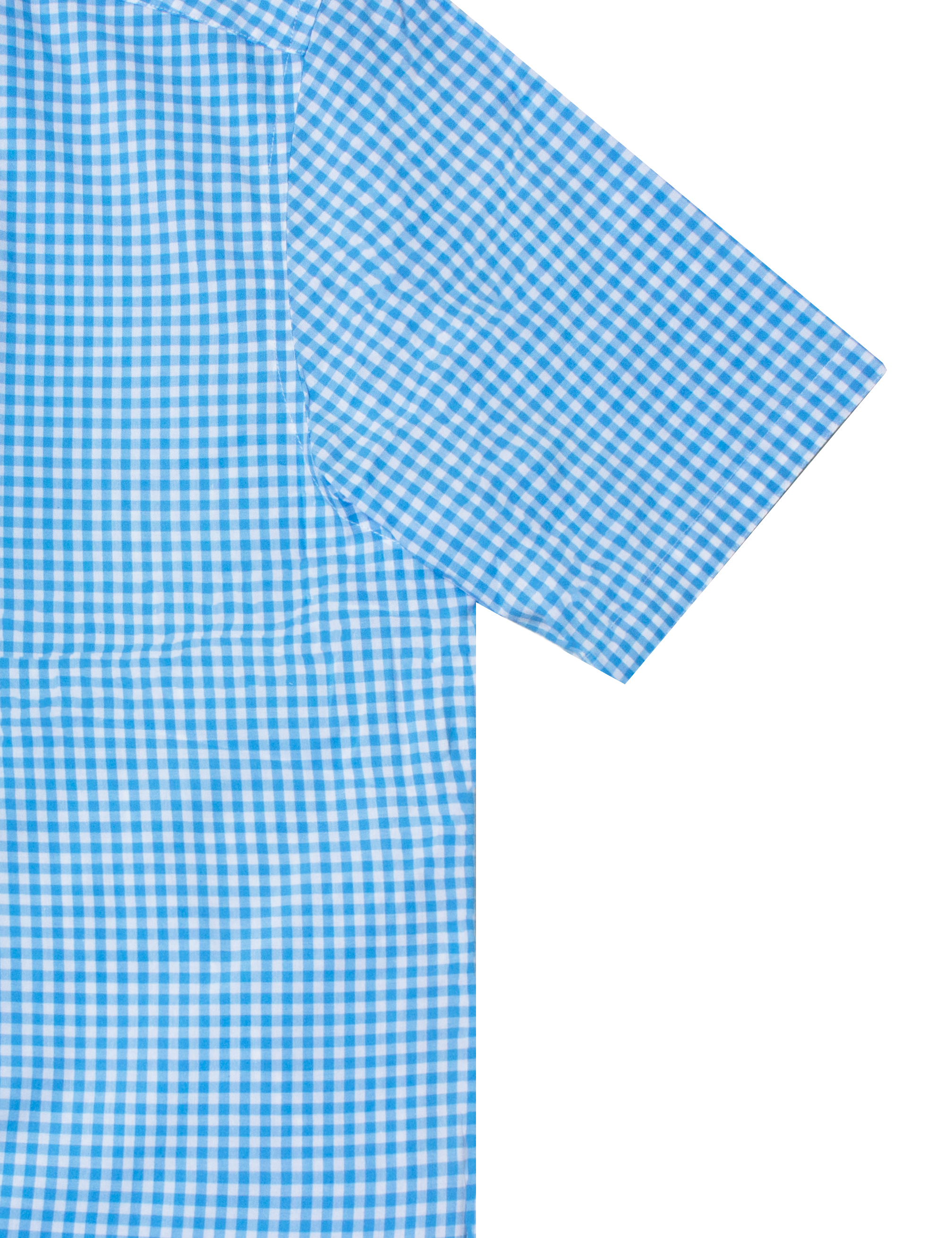 Blue Check Short Sleeve Relaxed Fit Shirt — The Shirt Bar