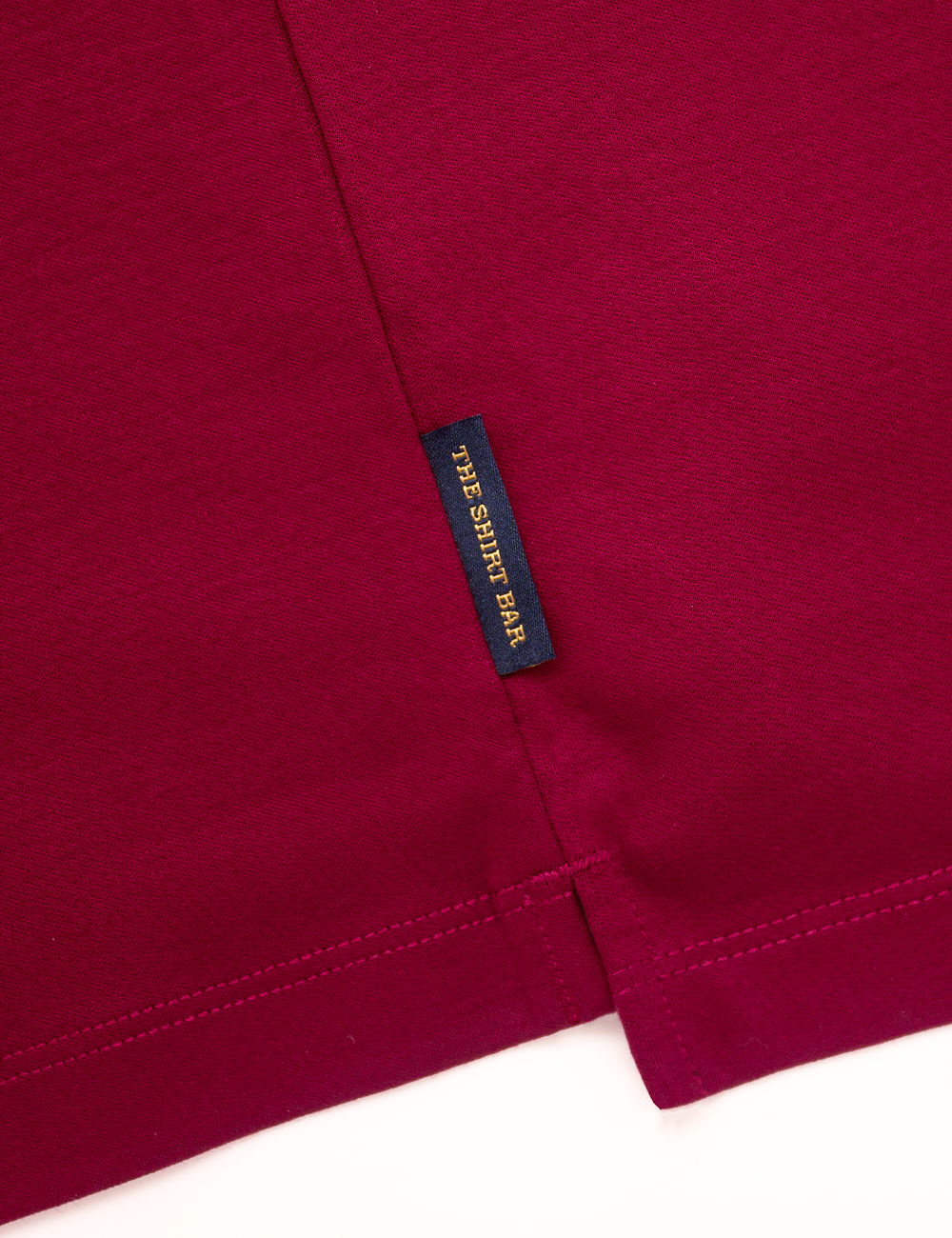 Red Pima Cotton Button Down Collar Polo T-Shirt — The Shirt Bar