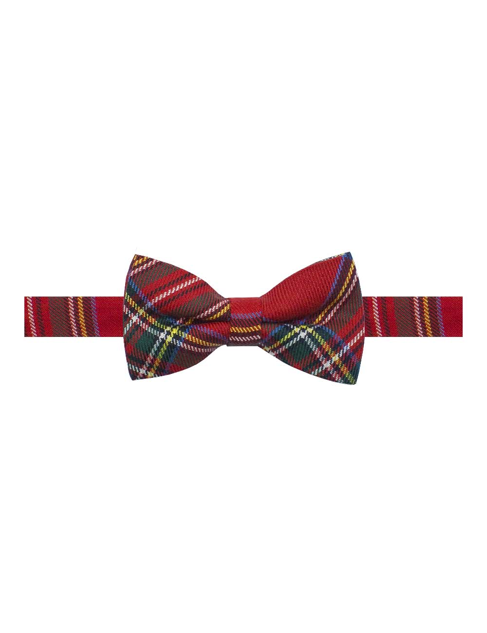 Red Tartan Checks Bowtie