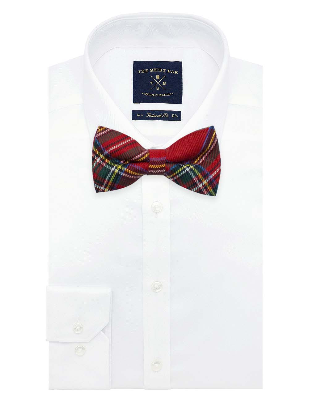 Red Tartan Checks Bowtie