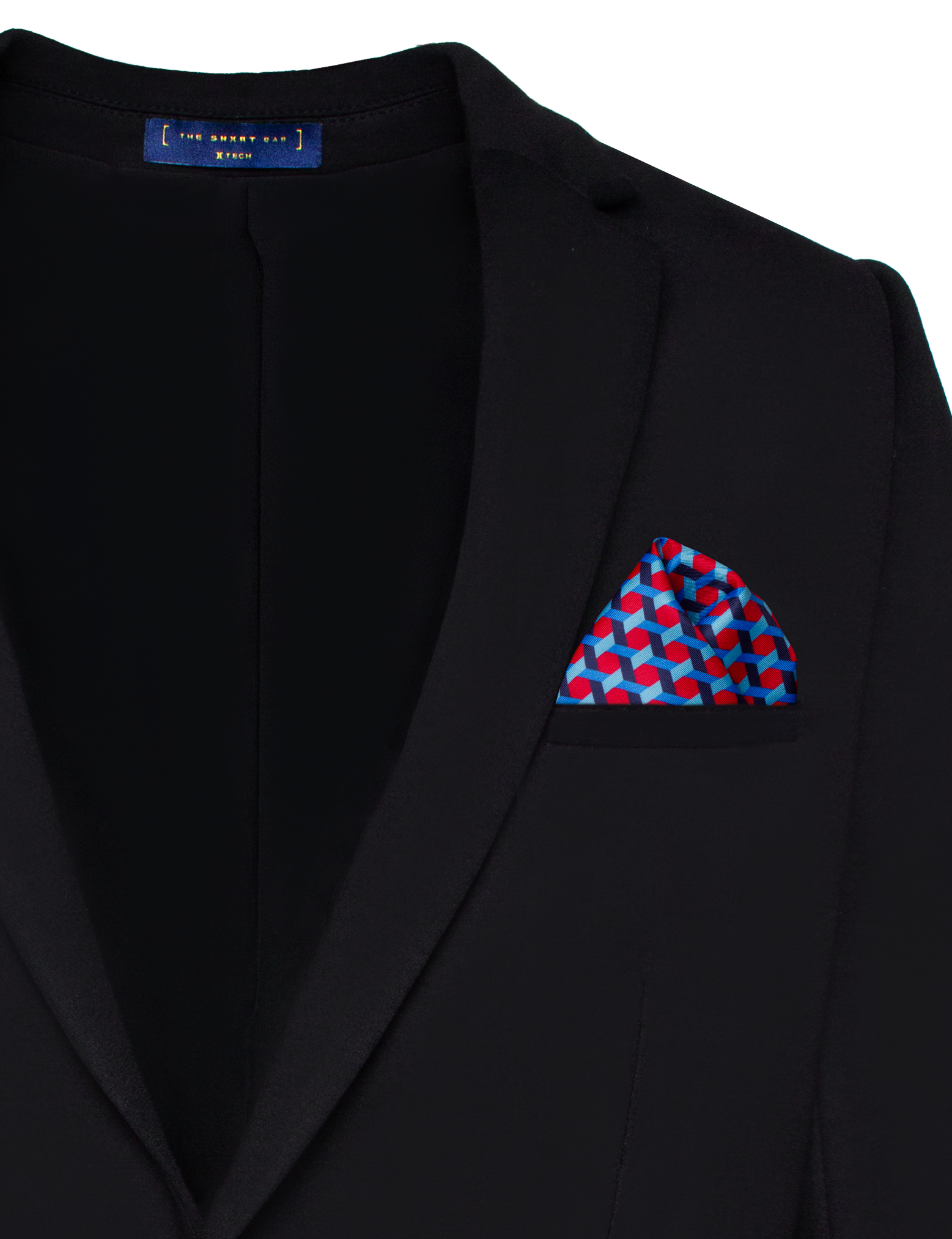 Solid Black Wrinkle-Free Travel Blazer