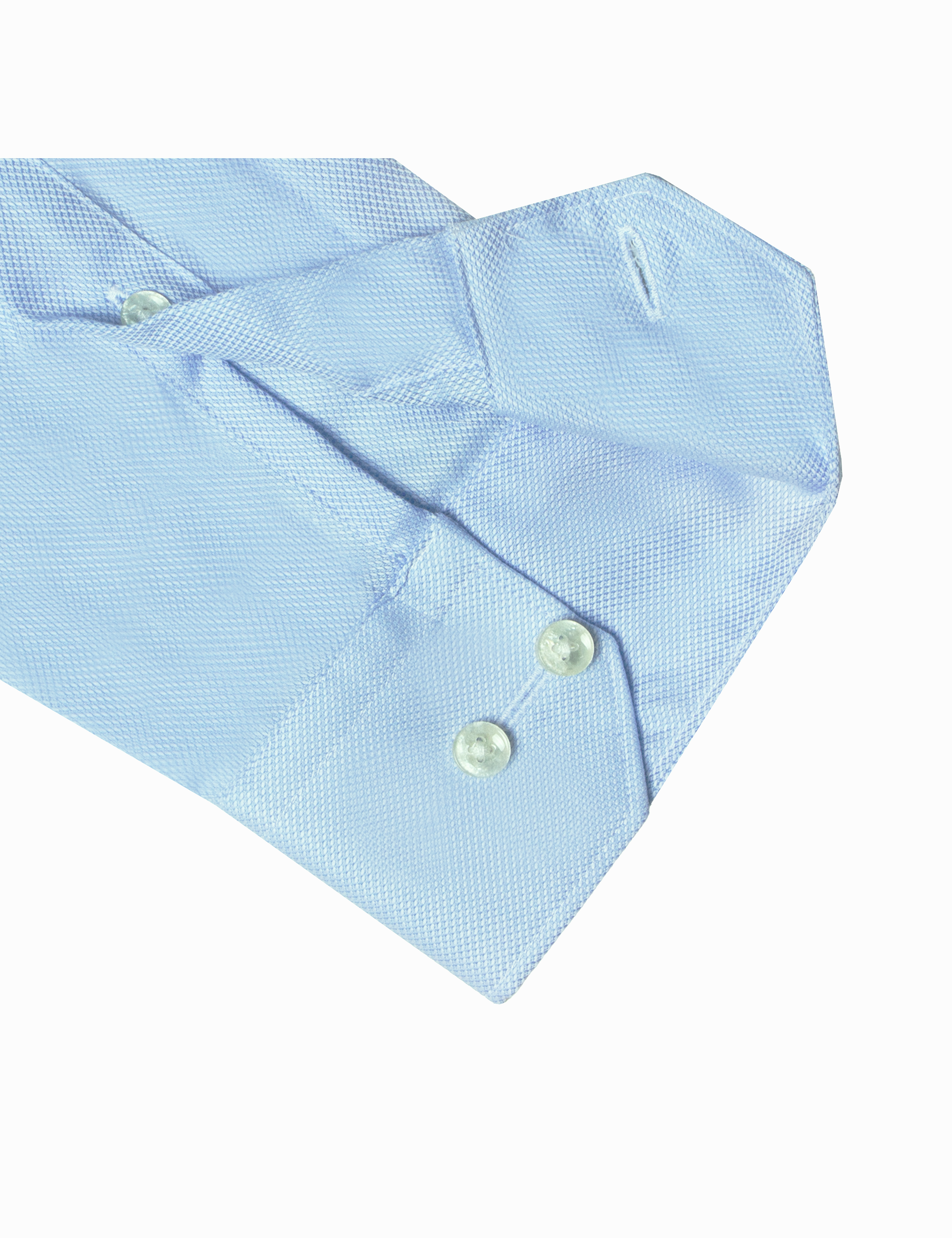 Blue Pattern Wrinkle Free Slim Fit Shirt