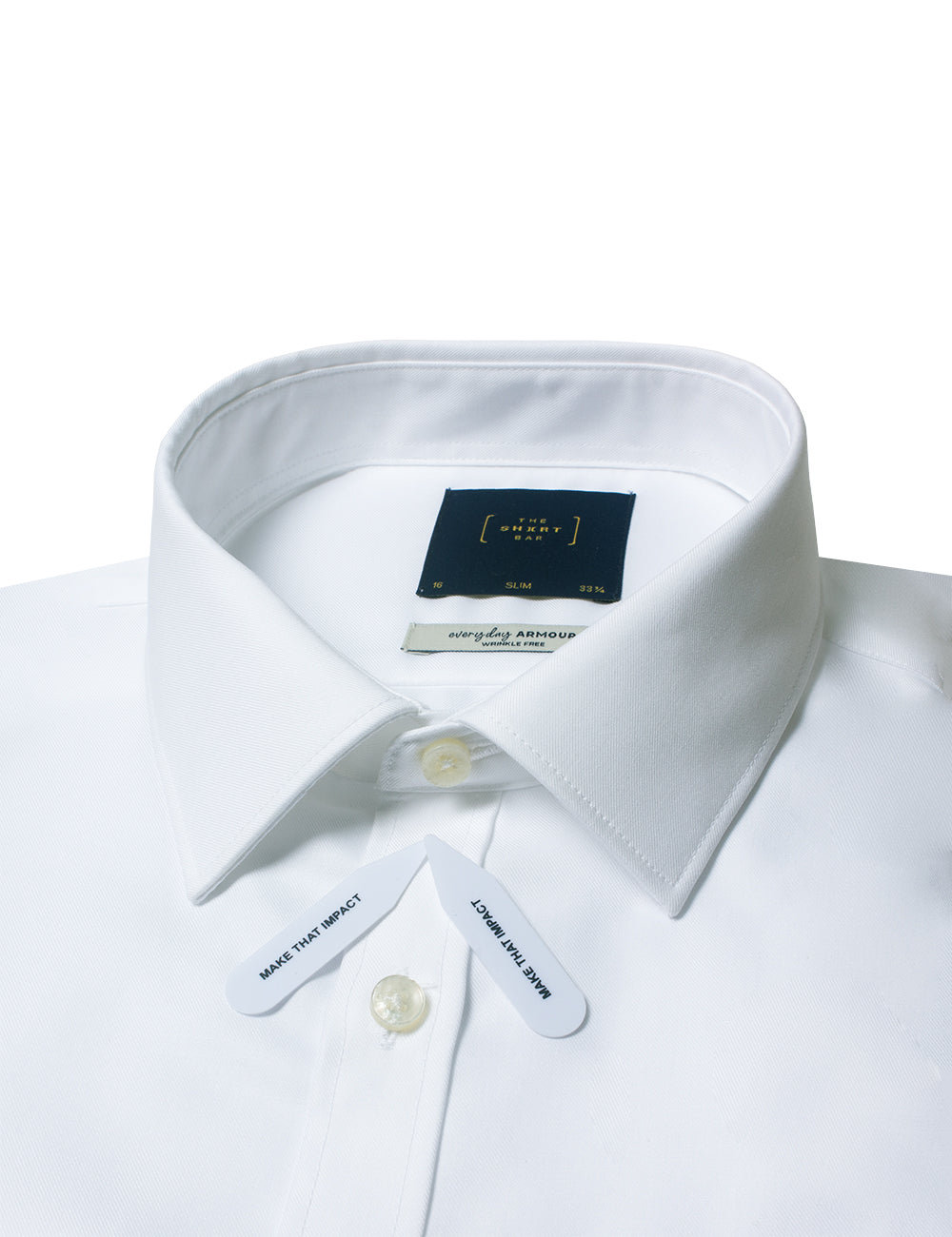 Everyday Armour Collection: Double-Ply Organic Cotton Blend Double Cuff Slim Fit Long Sleeve Shirt