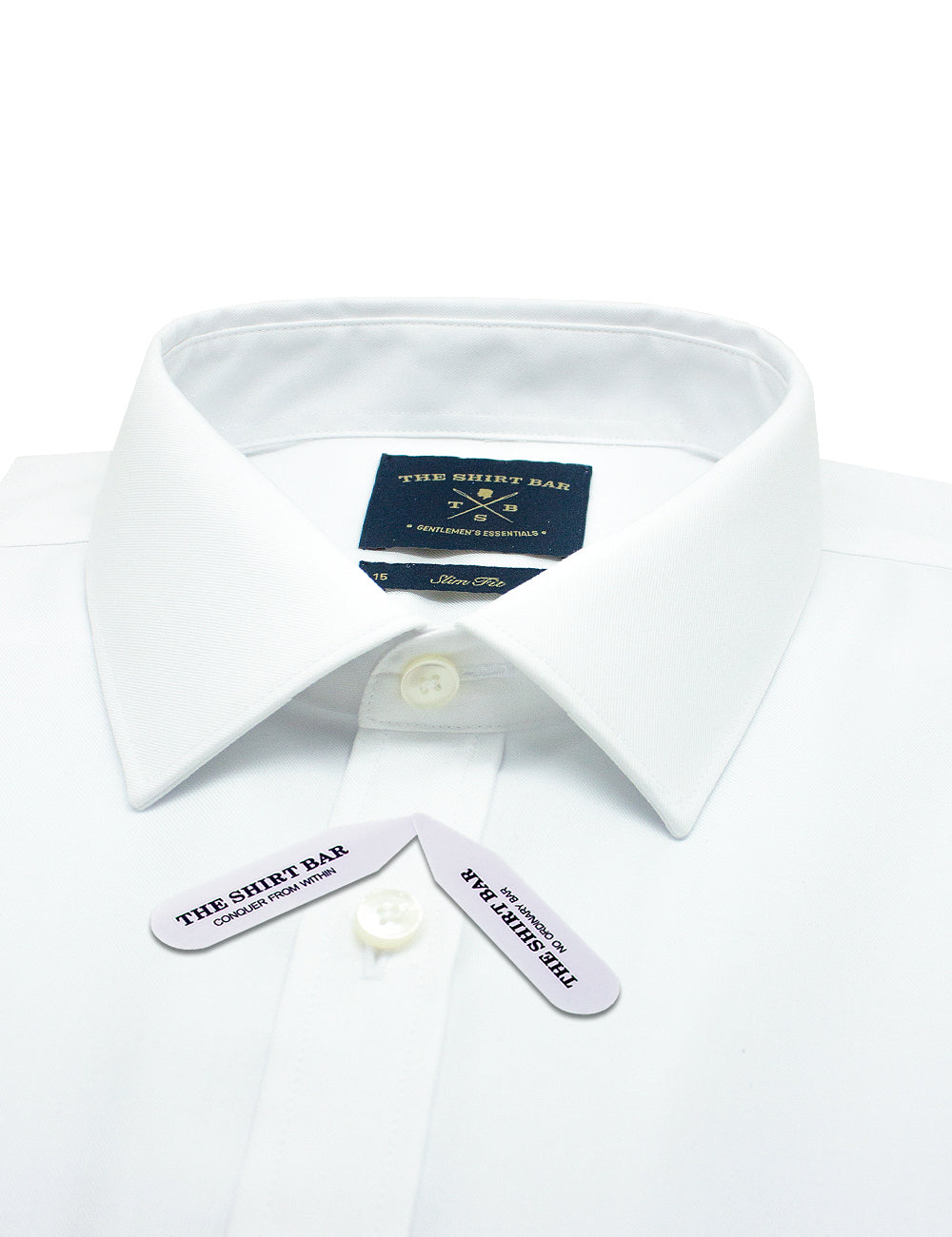 Everyday Armor Collection: Double-Ply Organic Cotton Blend Double Cuff Slim/Tailored Fit Long Sleeve Shirt
