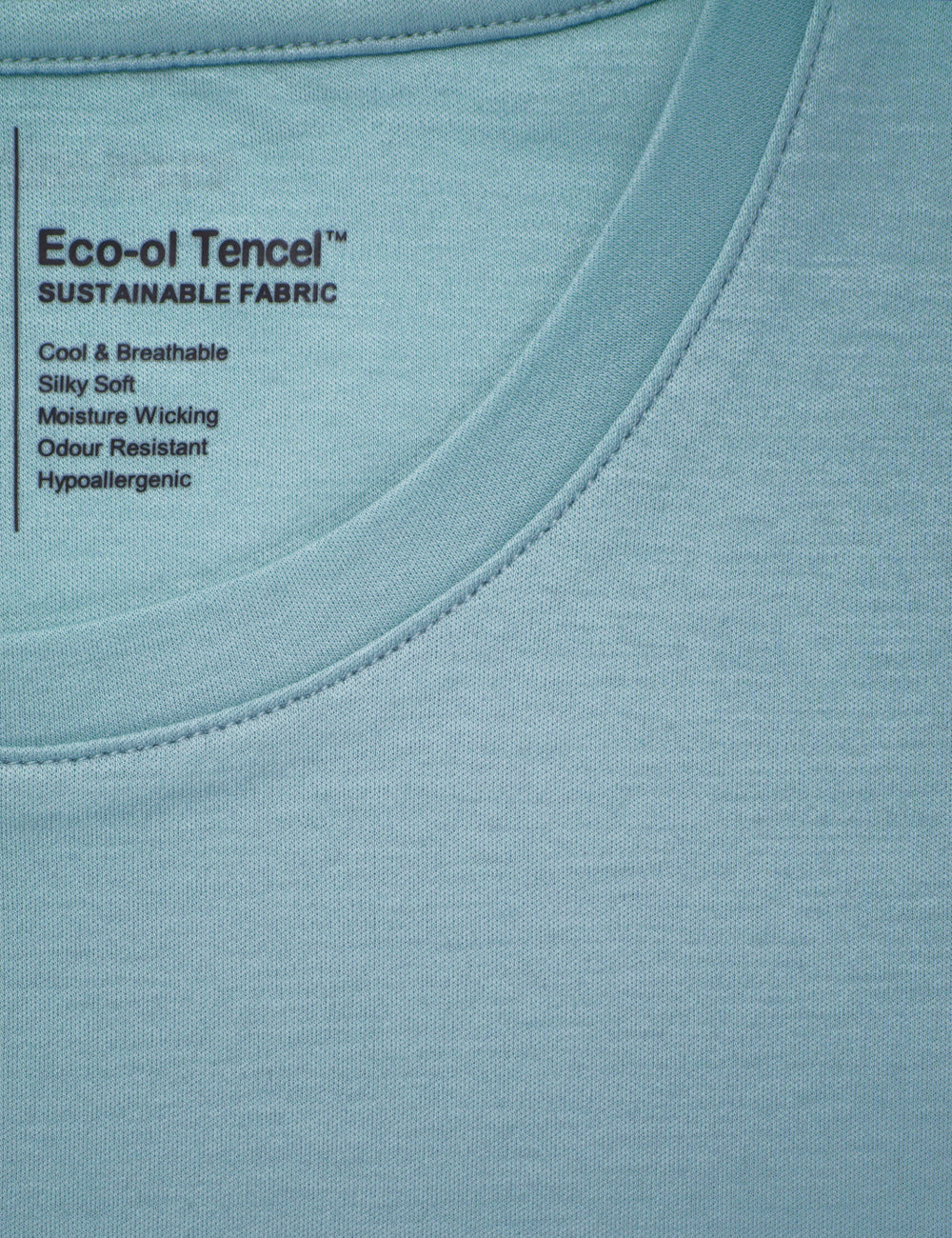 Tencel Crew Neck Slim Fit T-shirts