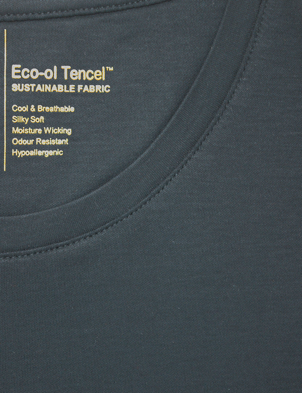 Tencel Crew Neck Slim Fit T-shirts