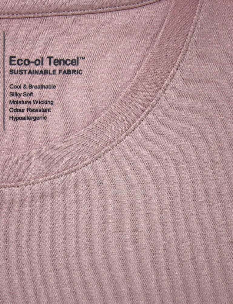 Tencel Crew Neck Slim Fit T-shirts