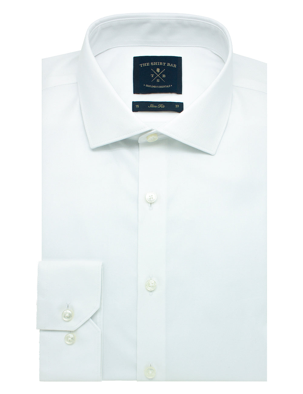 Everyday Comfort Collection: Double-Ply Multi-Way Stretch Slim Fit Long Sleeve Shirt