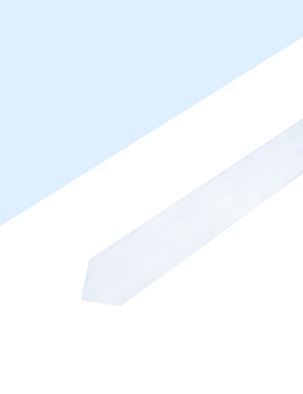 Solid Light Grey Woven Necktie