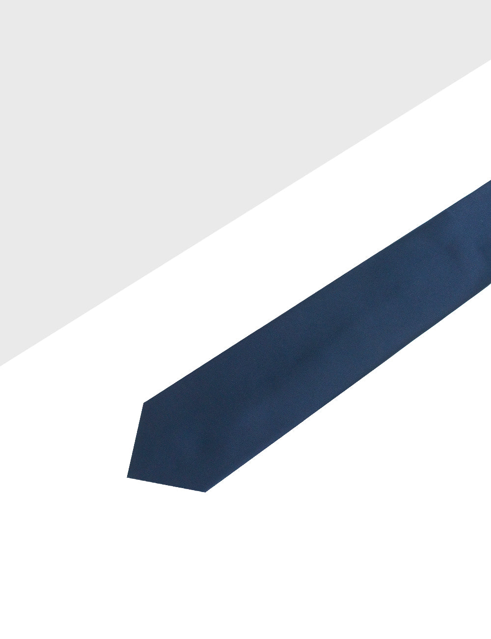 Solid Space Navy Spill Resist Woven Necktie