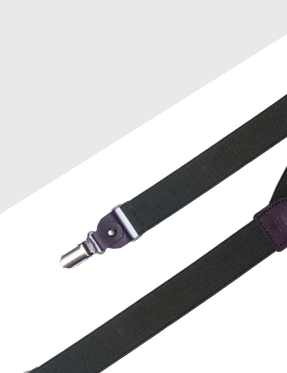 Single Back Clip 3cm Suspender with Leather