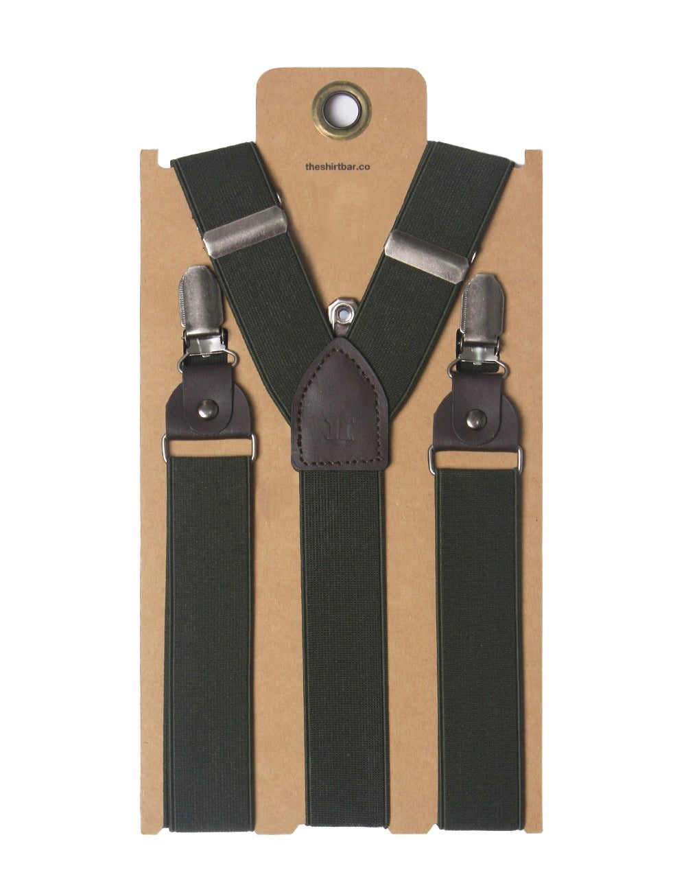 Single Back Clip 3cm Suspender with Leather
