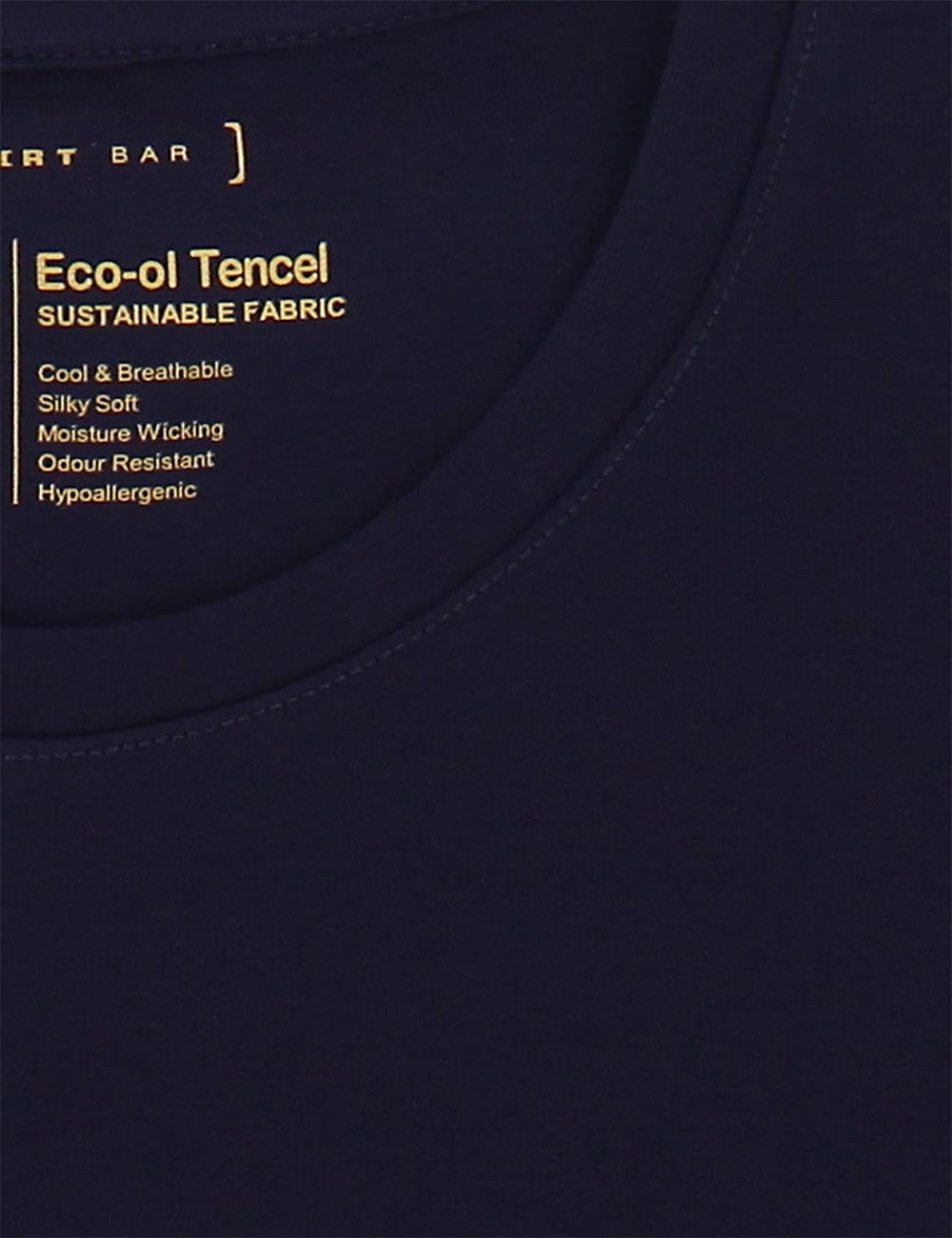Tencel Crew Neck Slim Fit T-shirts