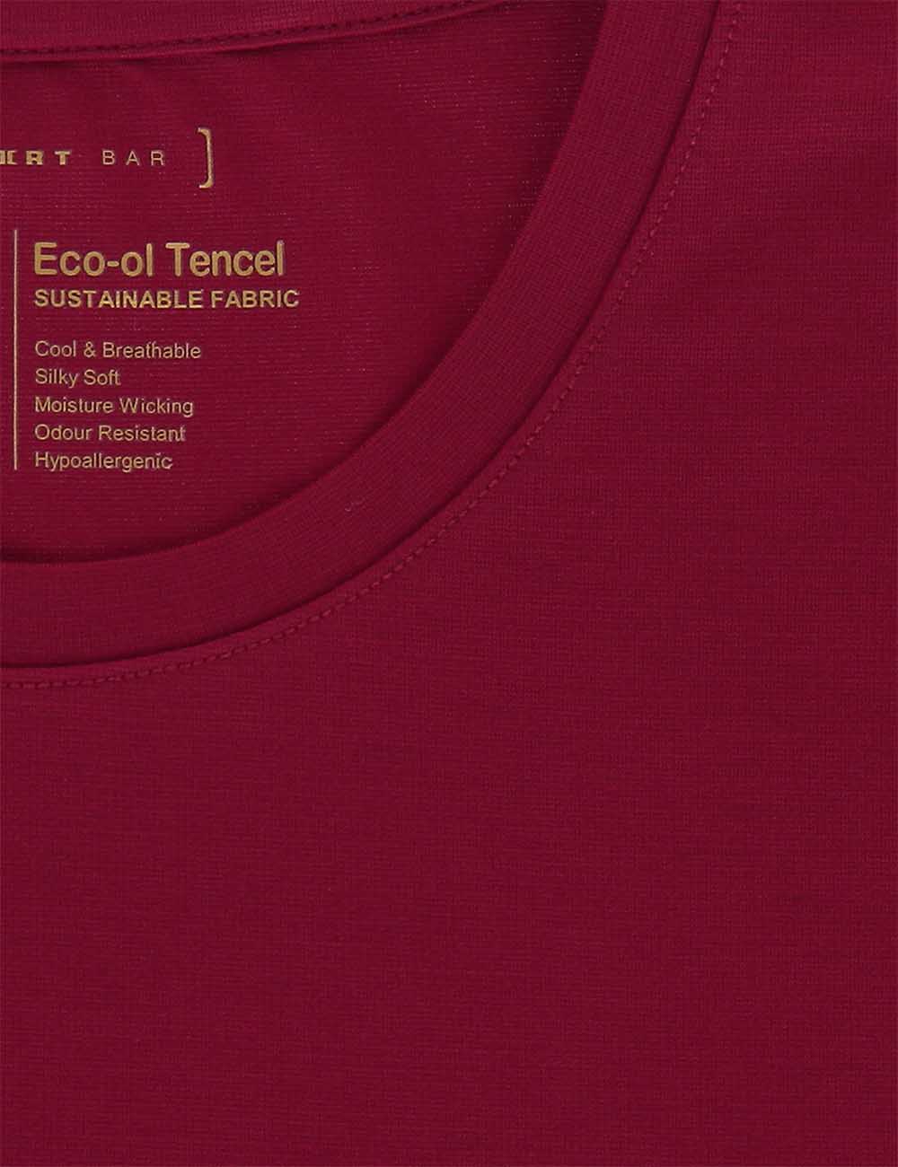 Tencel Crew Neck Slim Fit T-shirts