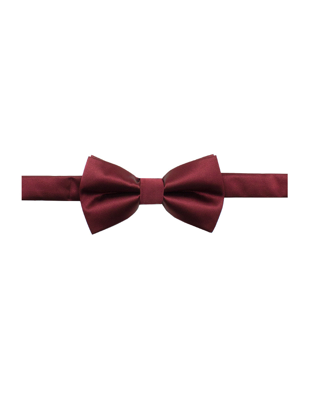 Solid Barn Red Woven Bowtie