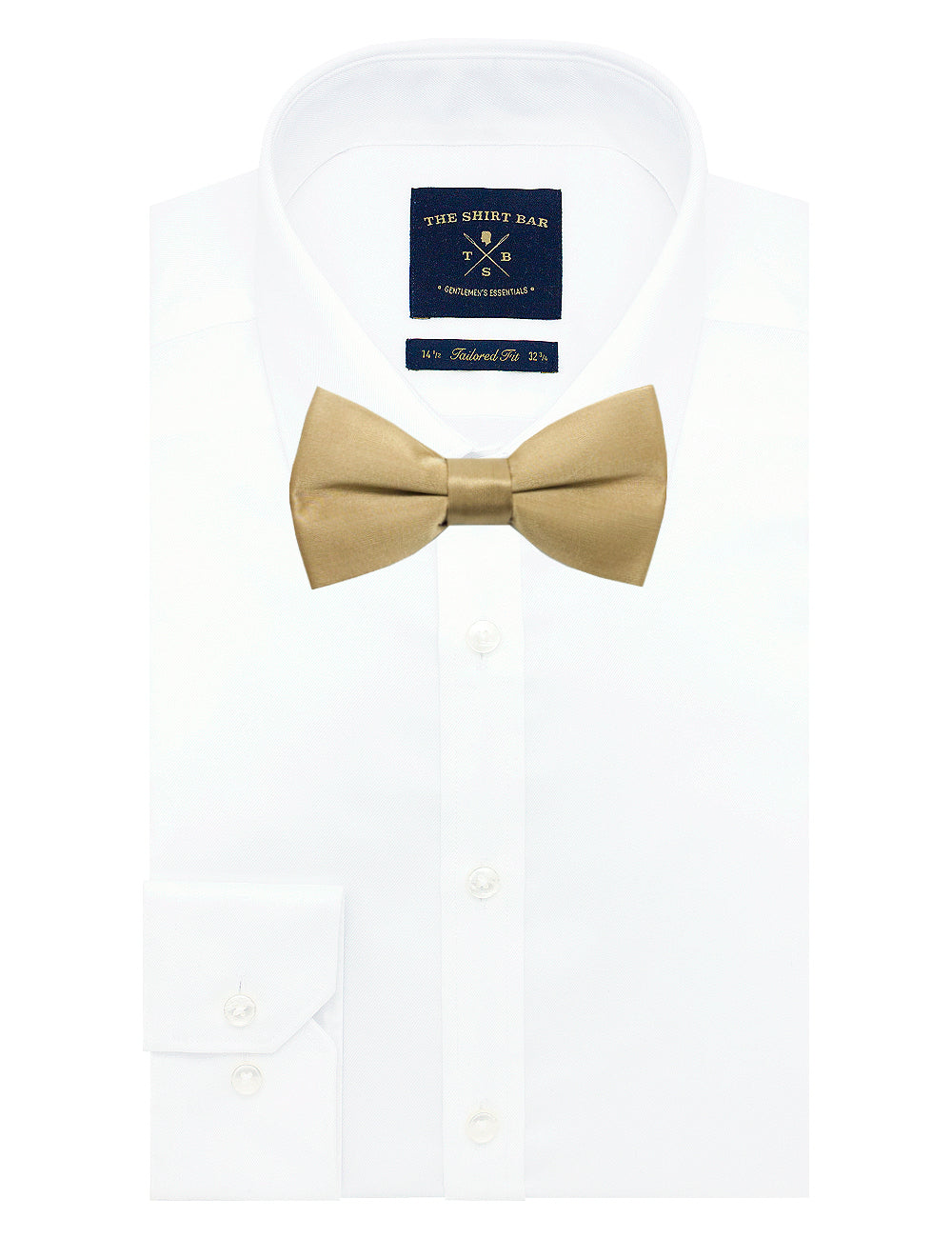 Solid Lark Brown Woven Bowtie