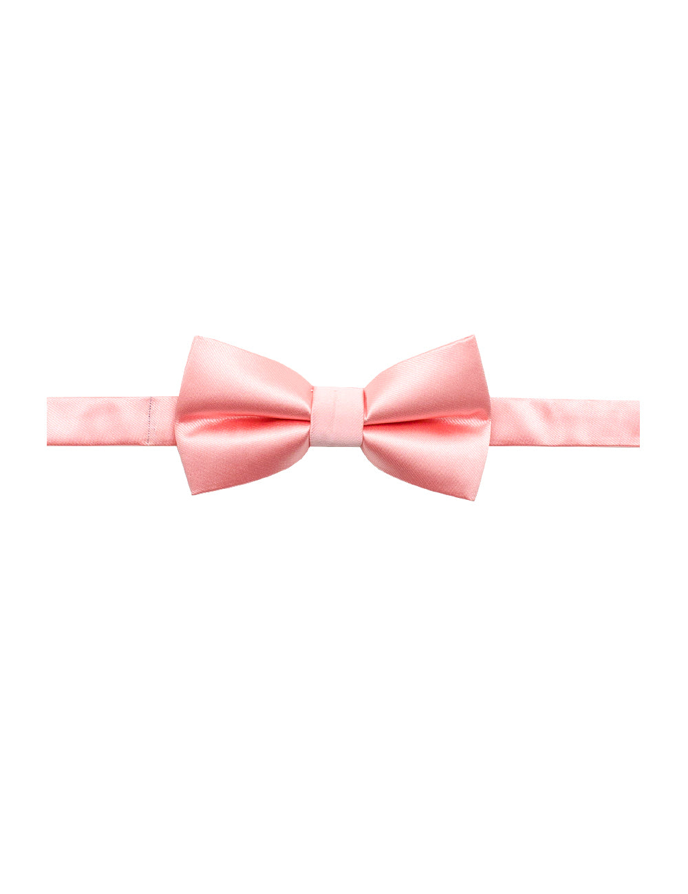 Solid Peach Bud Woven Bowtie — The Shirt Bar