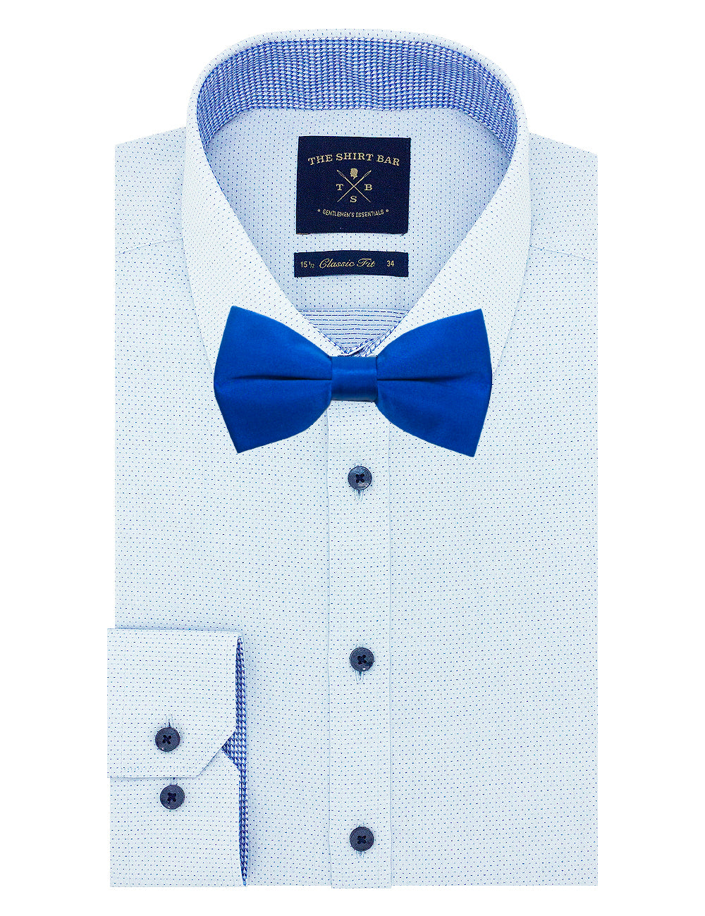 Solid Ultramarine Woven Bowtie