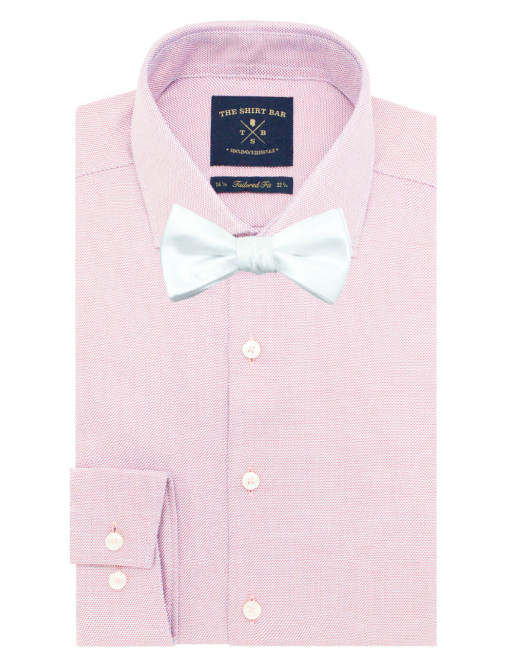 Solid White Woven Self Tie Bowtie