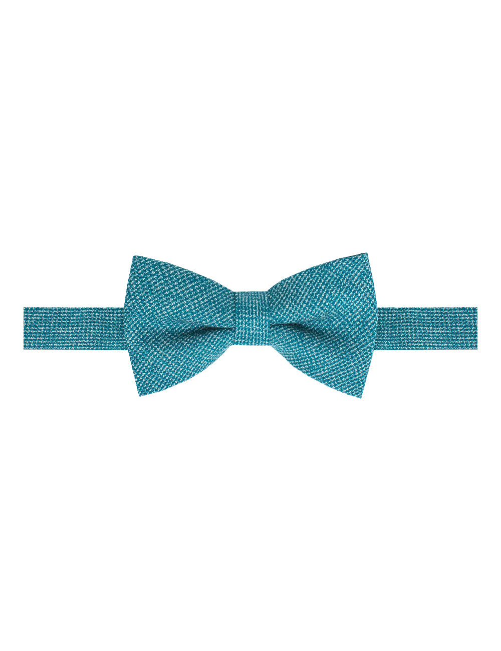 Storm Blue Pattern Woven Bowtie