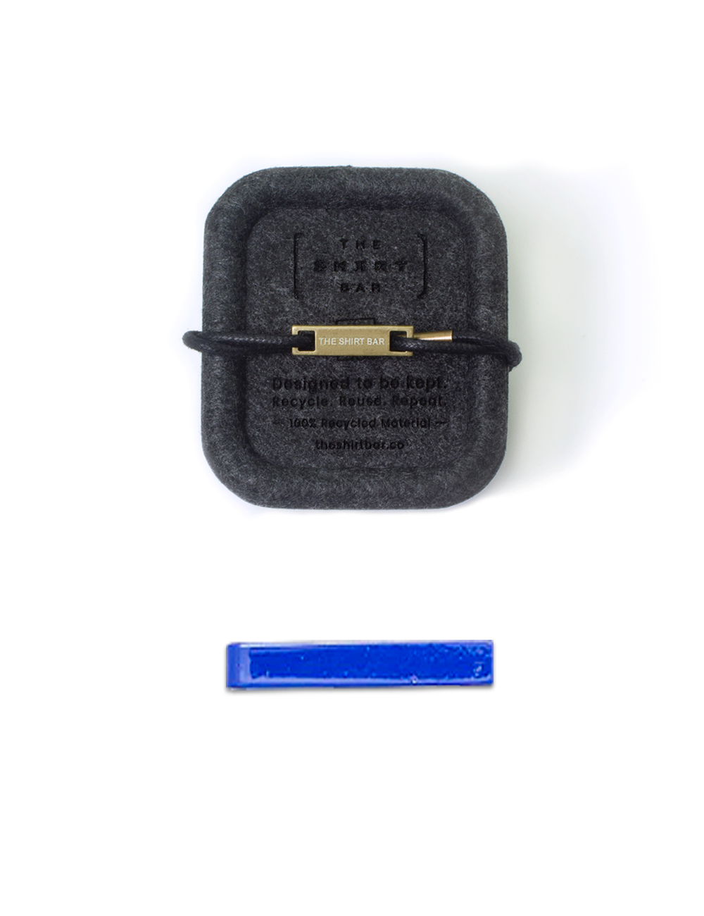 Plain Eggplant Tie Clip