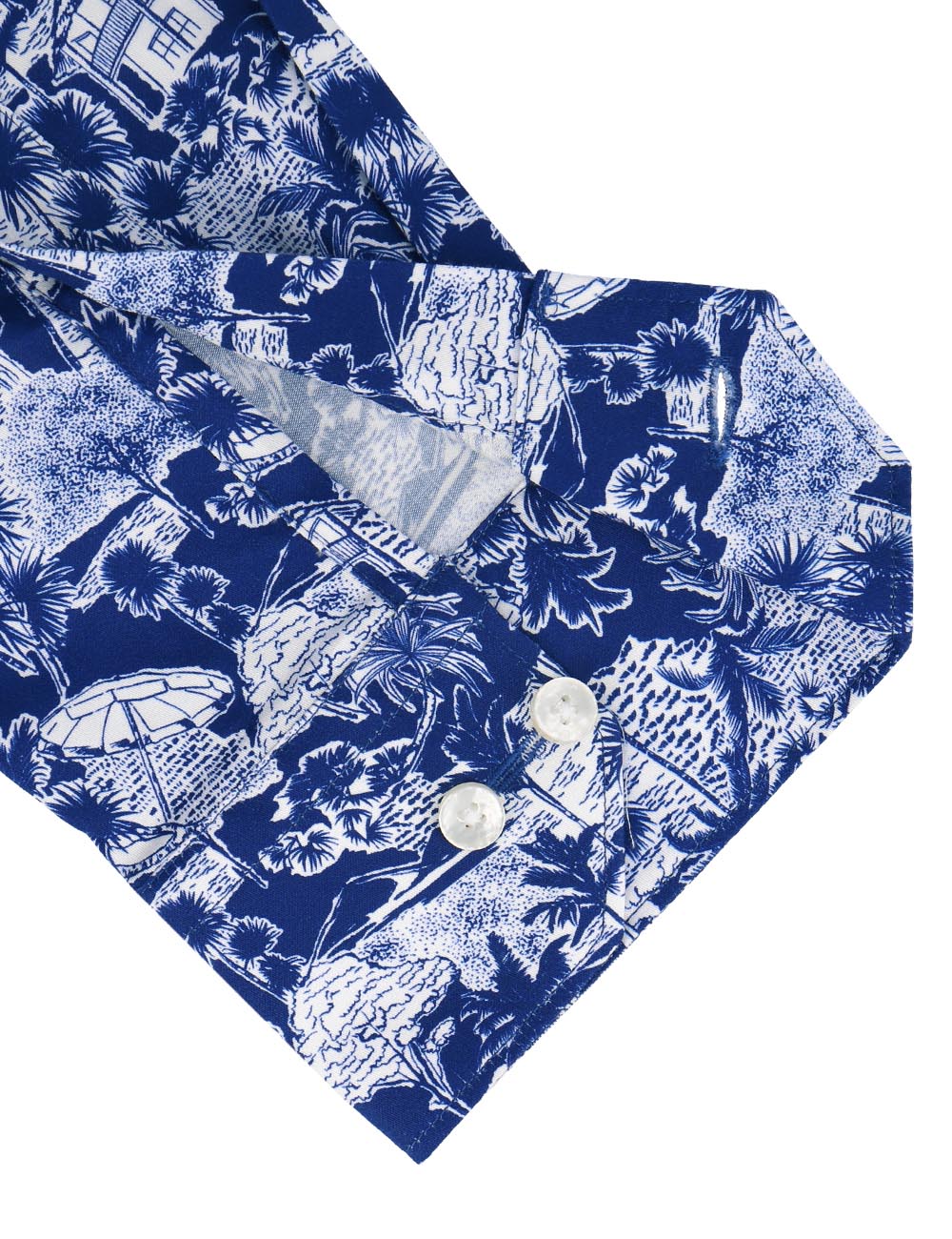 Holiday Print Silky Finish Slim Fit Shirt