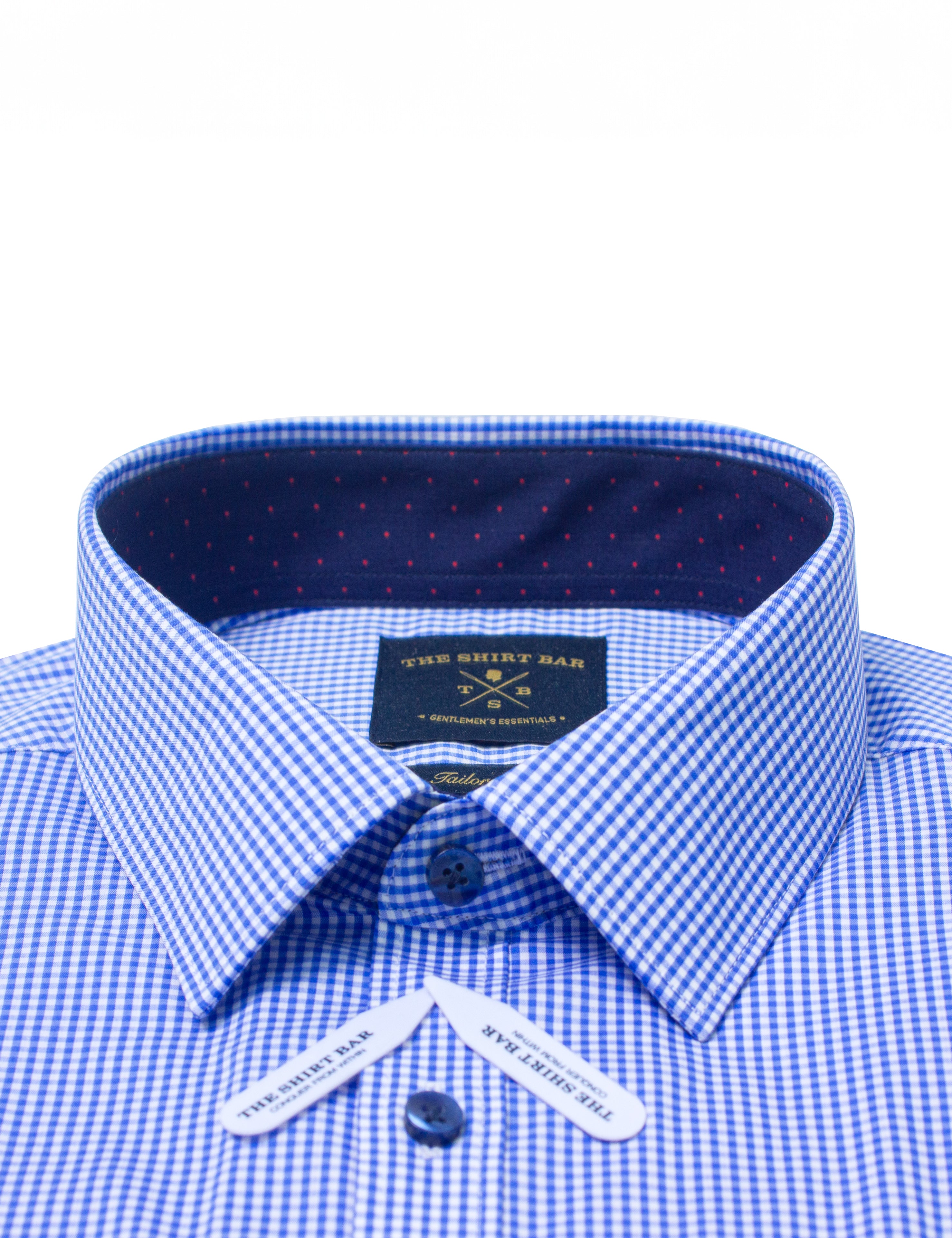 Blue Checks Tailored Fit Shirt