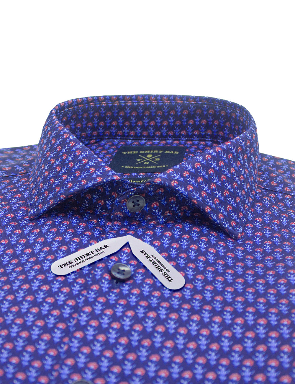 Floral Print with Silky Finish Slim Fit Long Sleeve Shirt