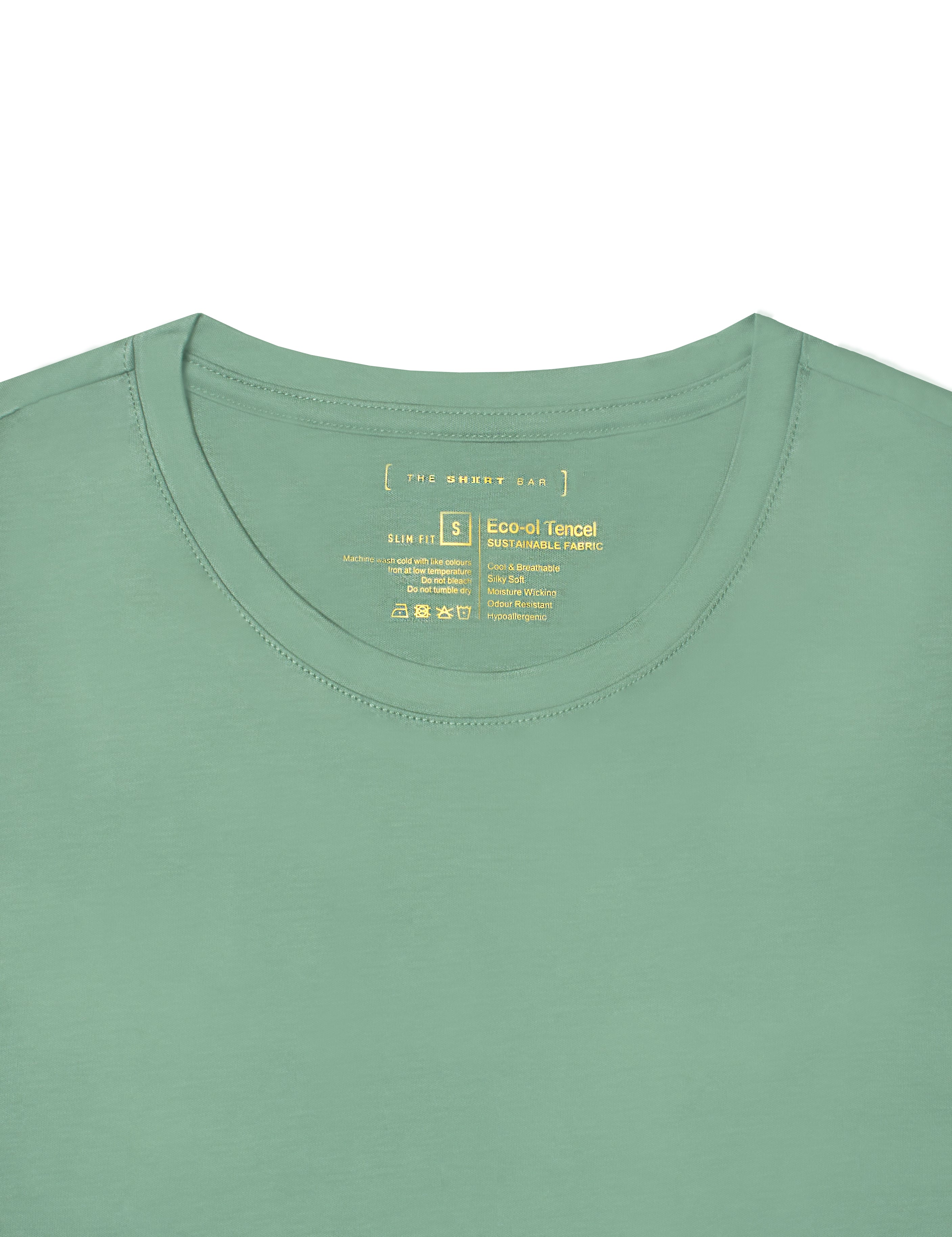 Tencel Crew Neck Slim Fit T-shirts