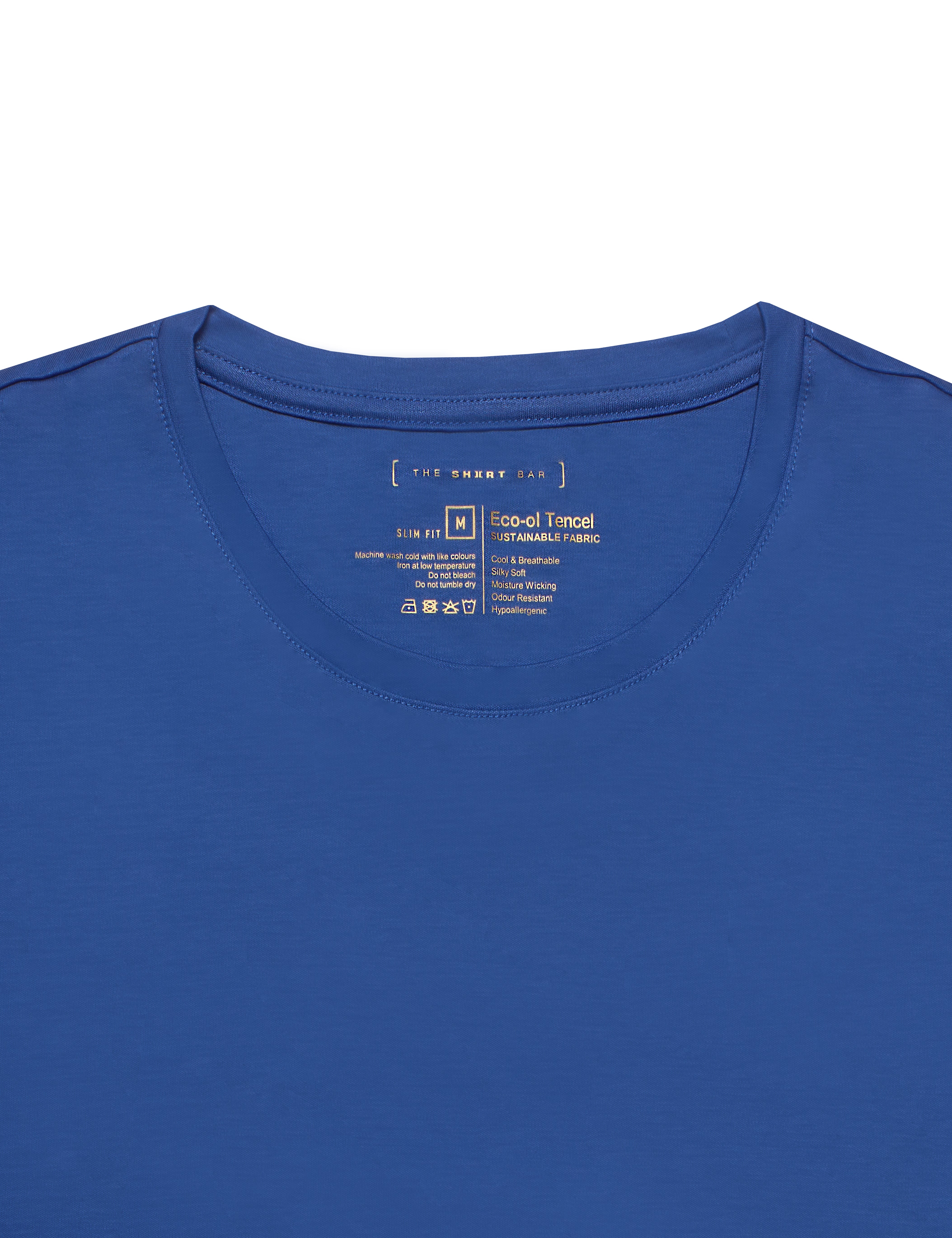 Tencel Crew Neck Slim Fit T-shirts