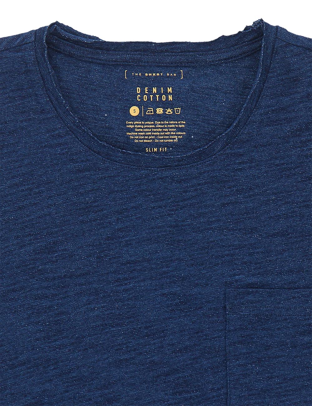 Denim Cotton Slub Tee
