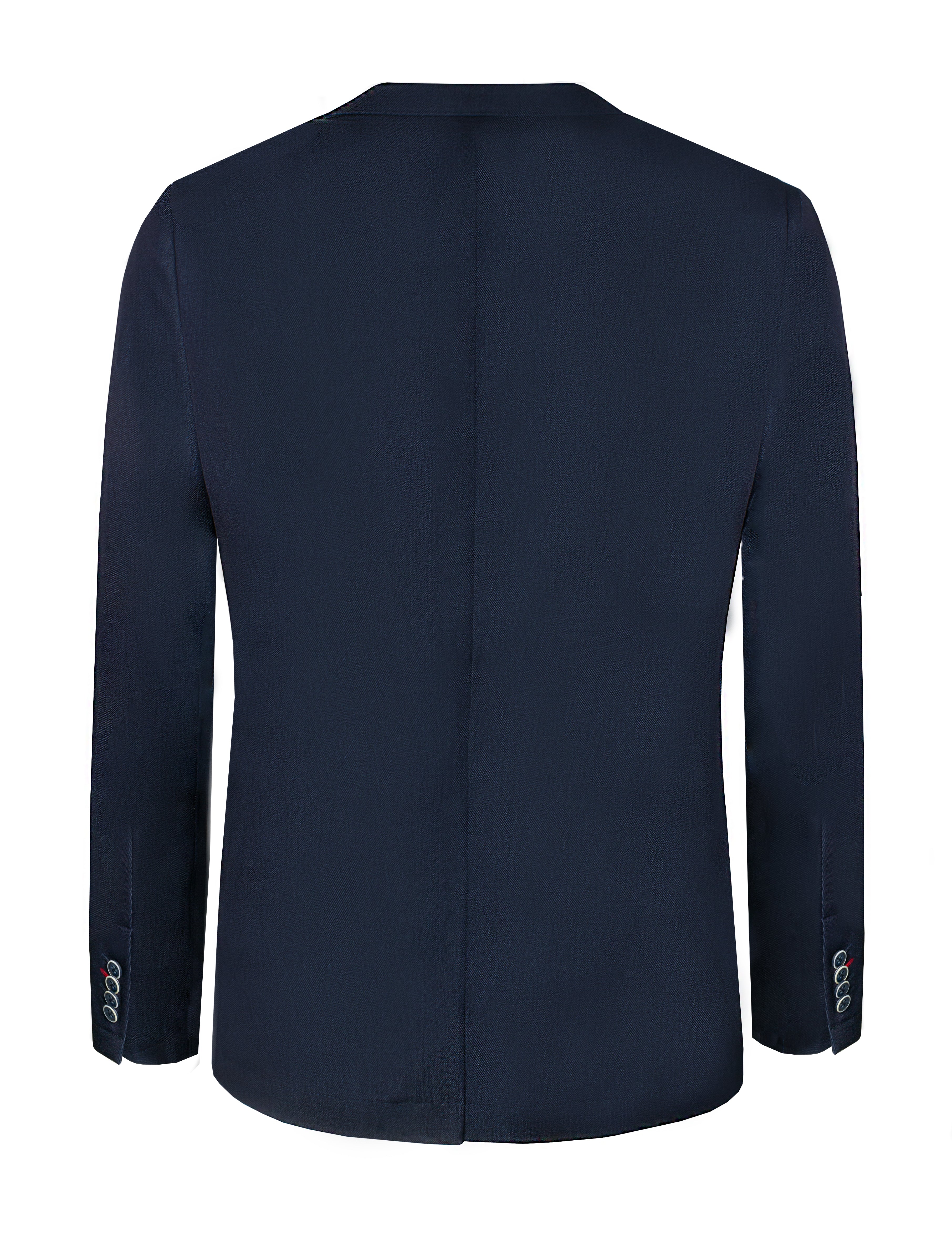 Denim Blue Single Breasted Blazer