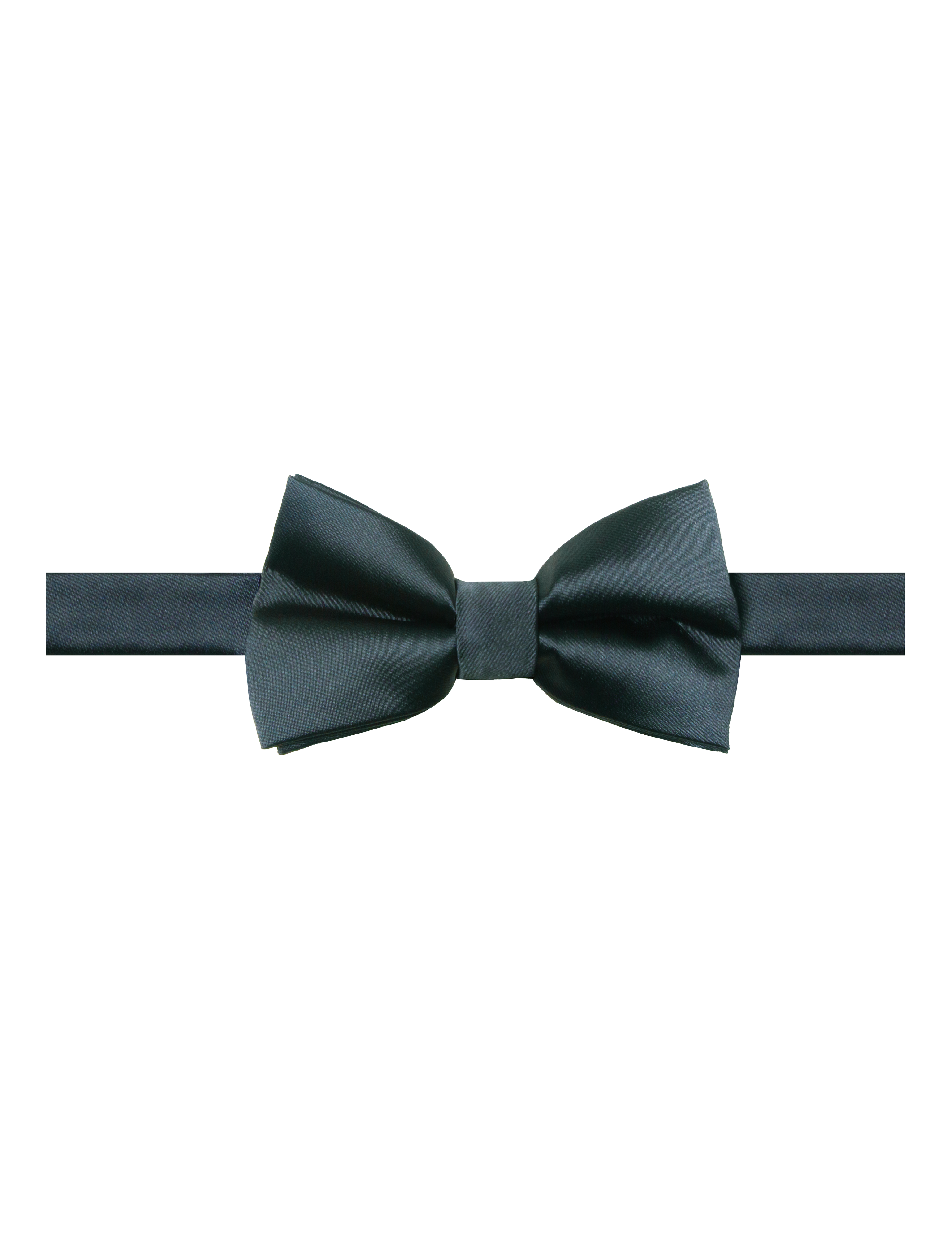 Solid Dark Grey Woven Bowtie — The Shirt Bar