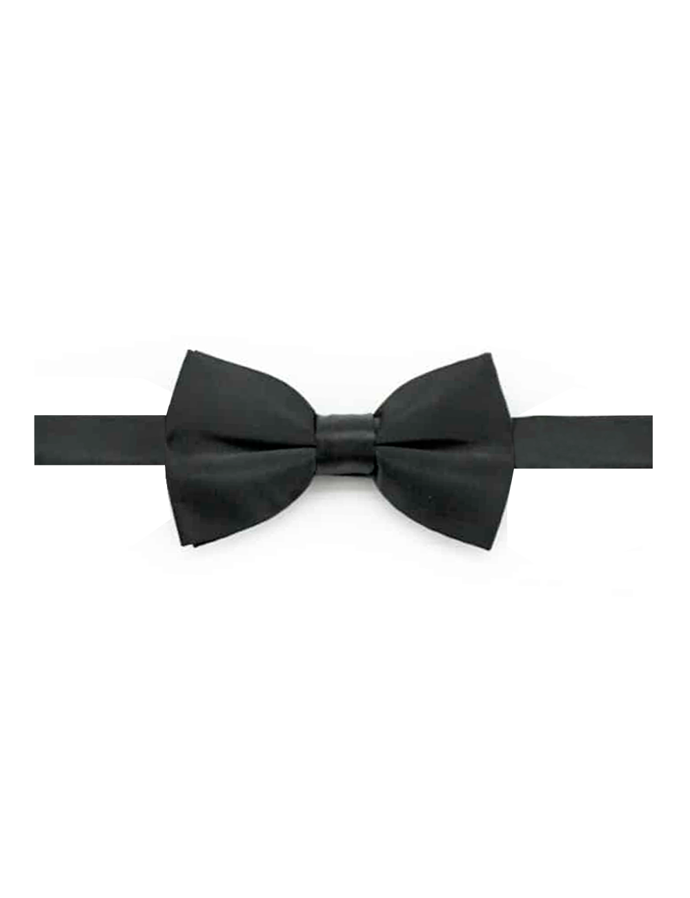 Solid Jet Black Woven Bowtie — The Shirt Bar