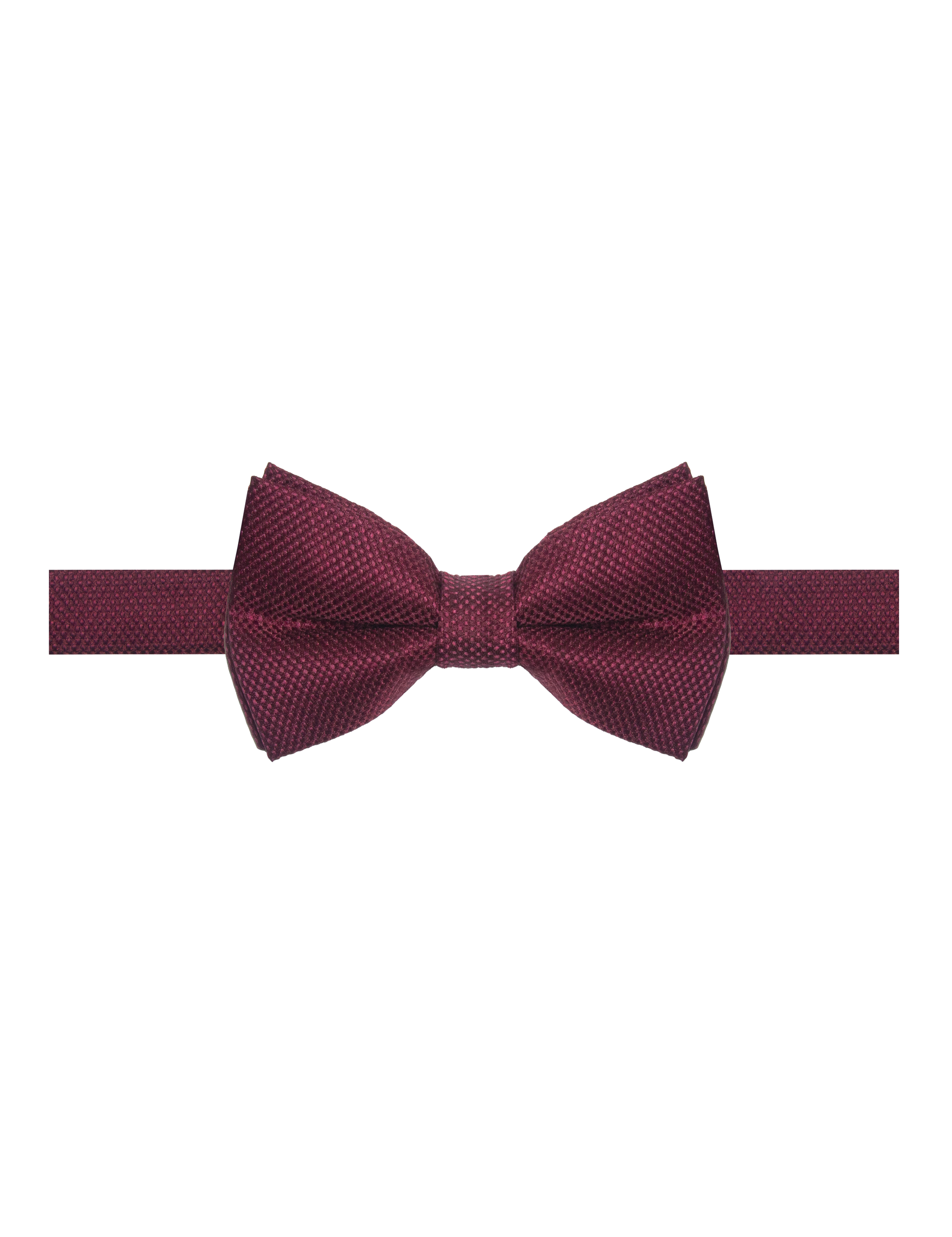 Maroon Pattern Woven Bowtie