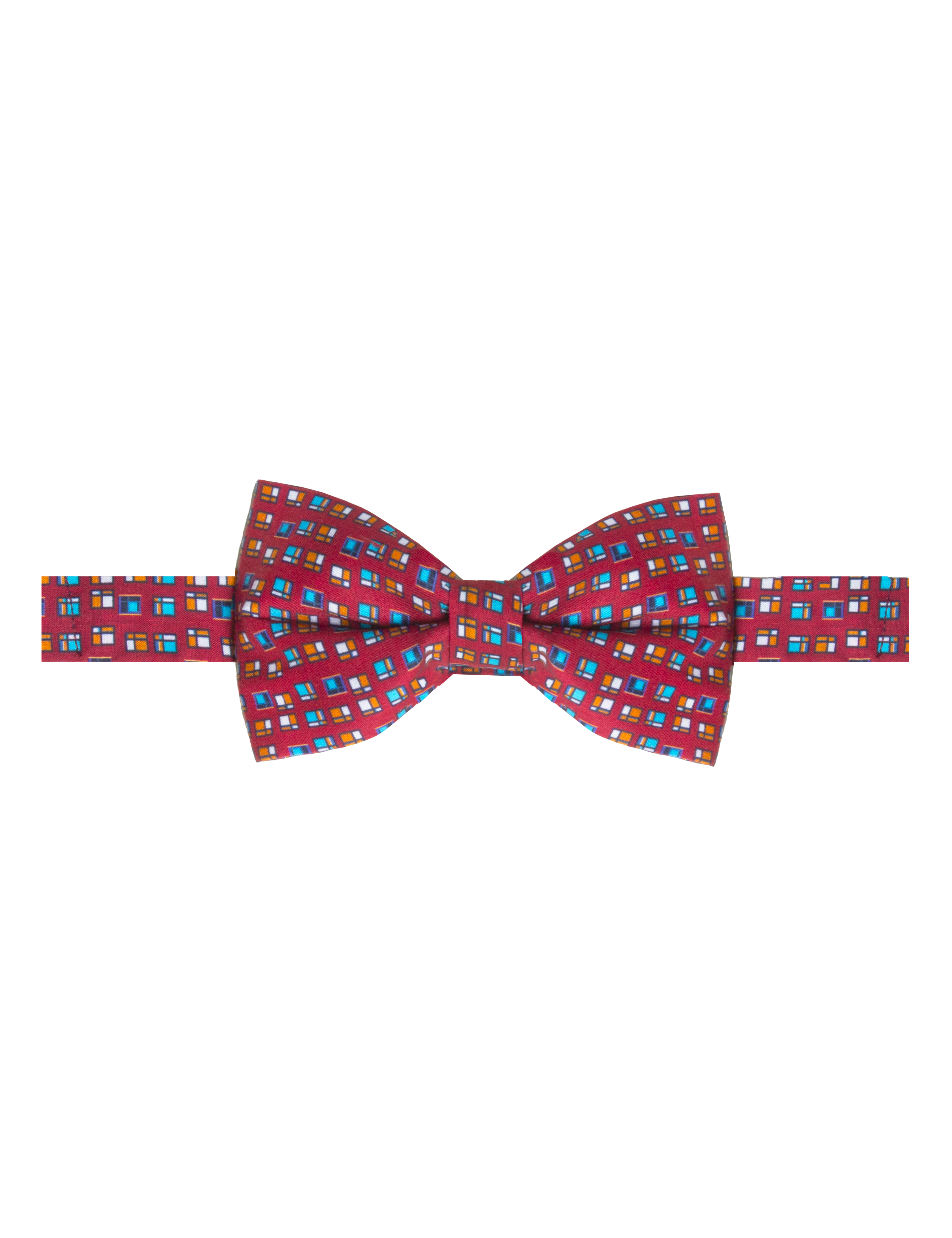 Red Hometown SG Inspired Print Woven Bowtie — The Shirt Bar