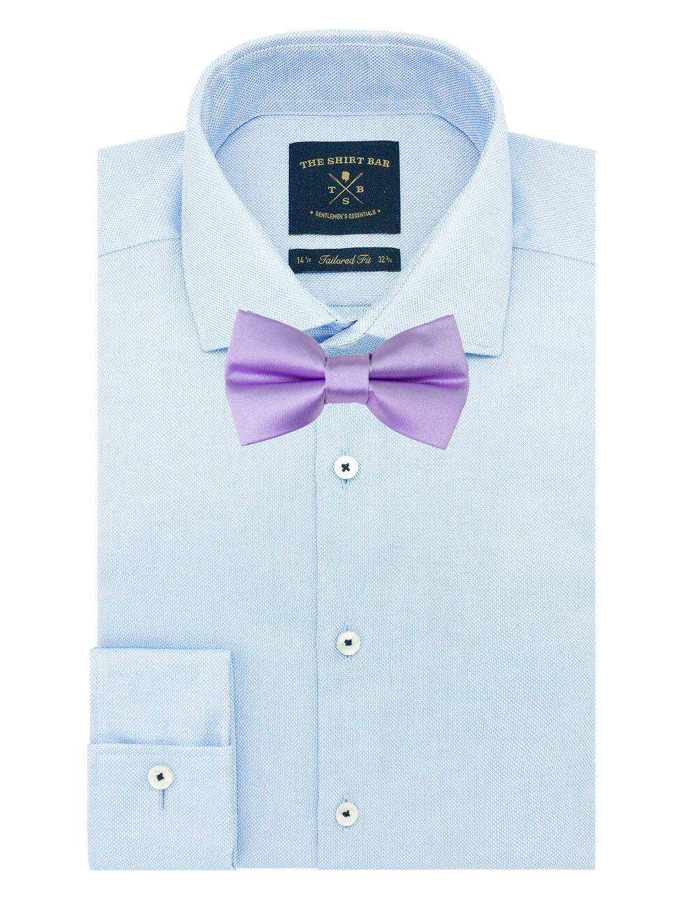 Solid Lilac Woven Bowtie
