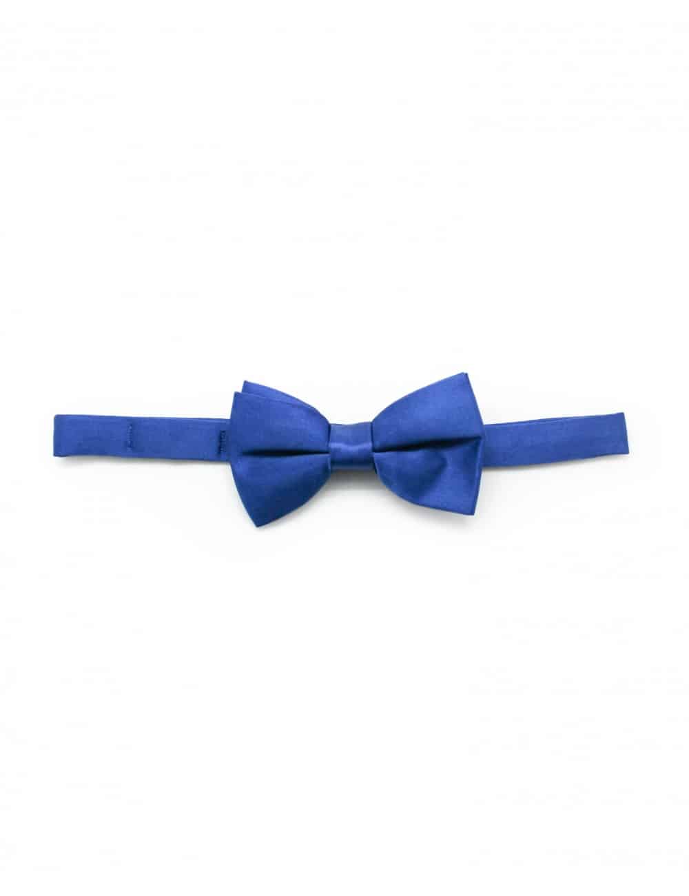 Solid Imperial Blue Woven Bowtie