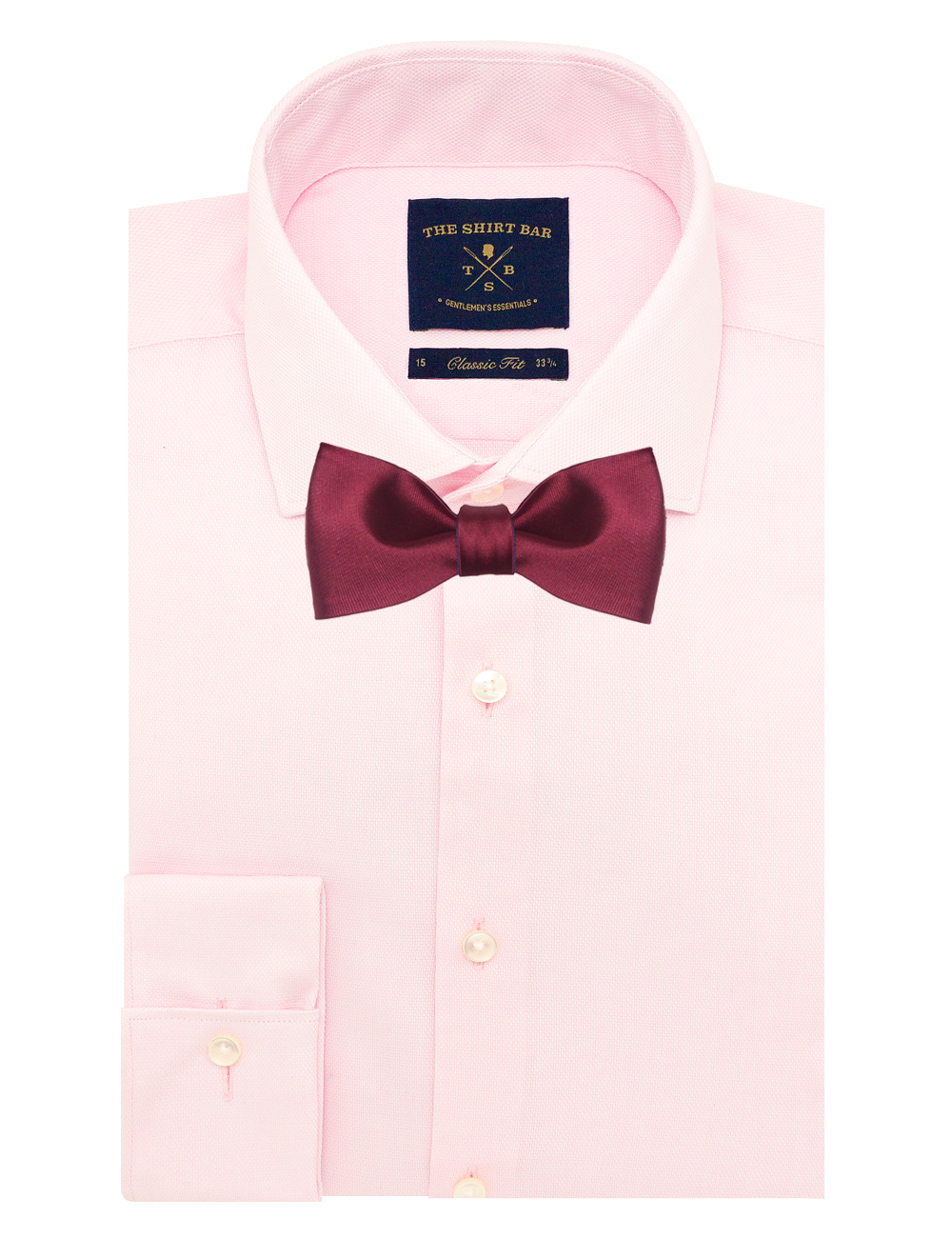 Solid Wine and Navy Blue Reversible Woven Self-Tie Bowtie — The Shirt Bar