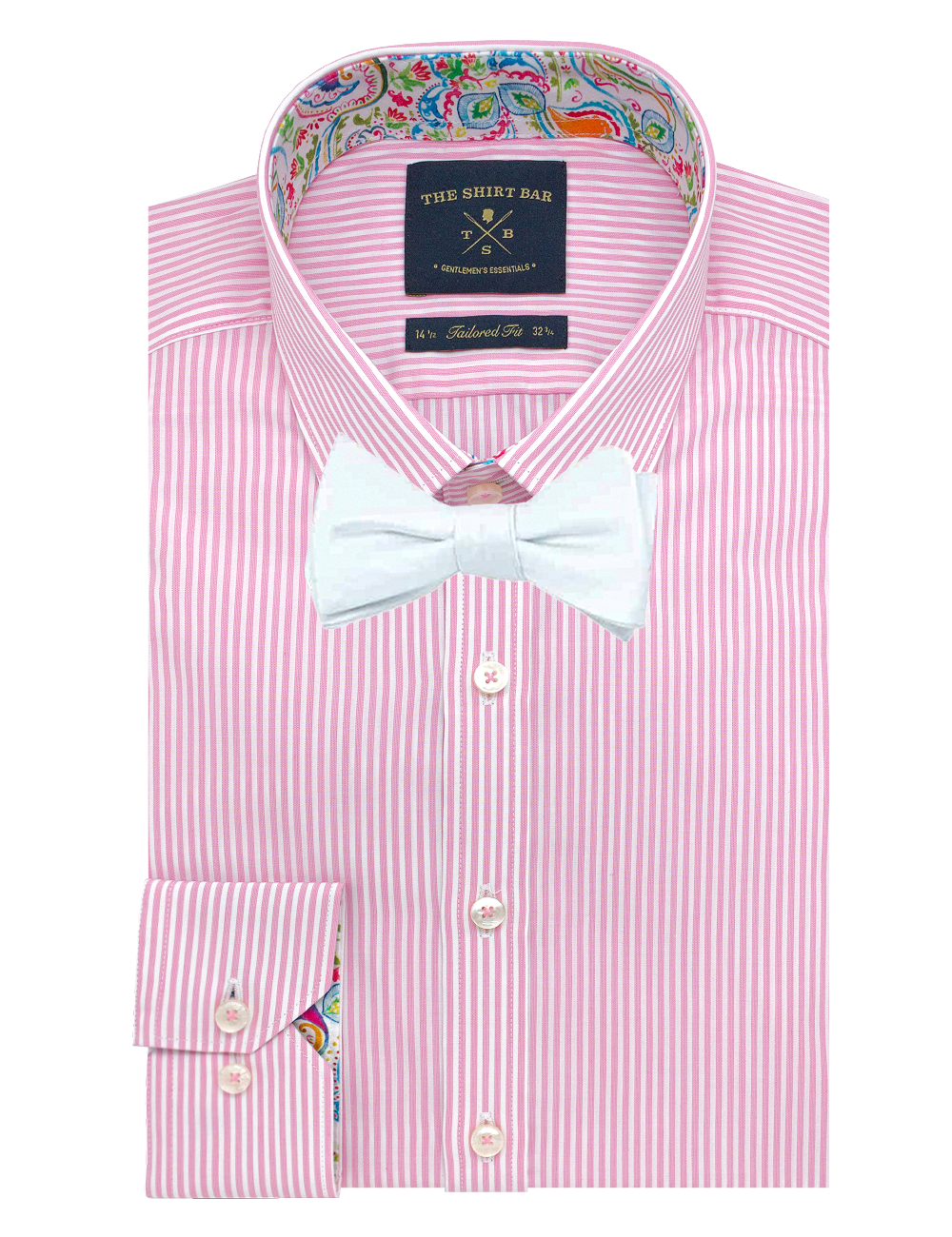 Solid White Woven Self-Tie Bowtie — The Shirt Bar