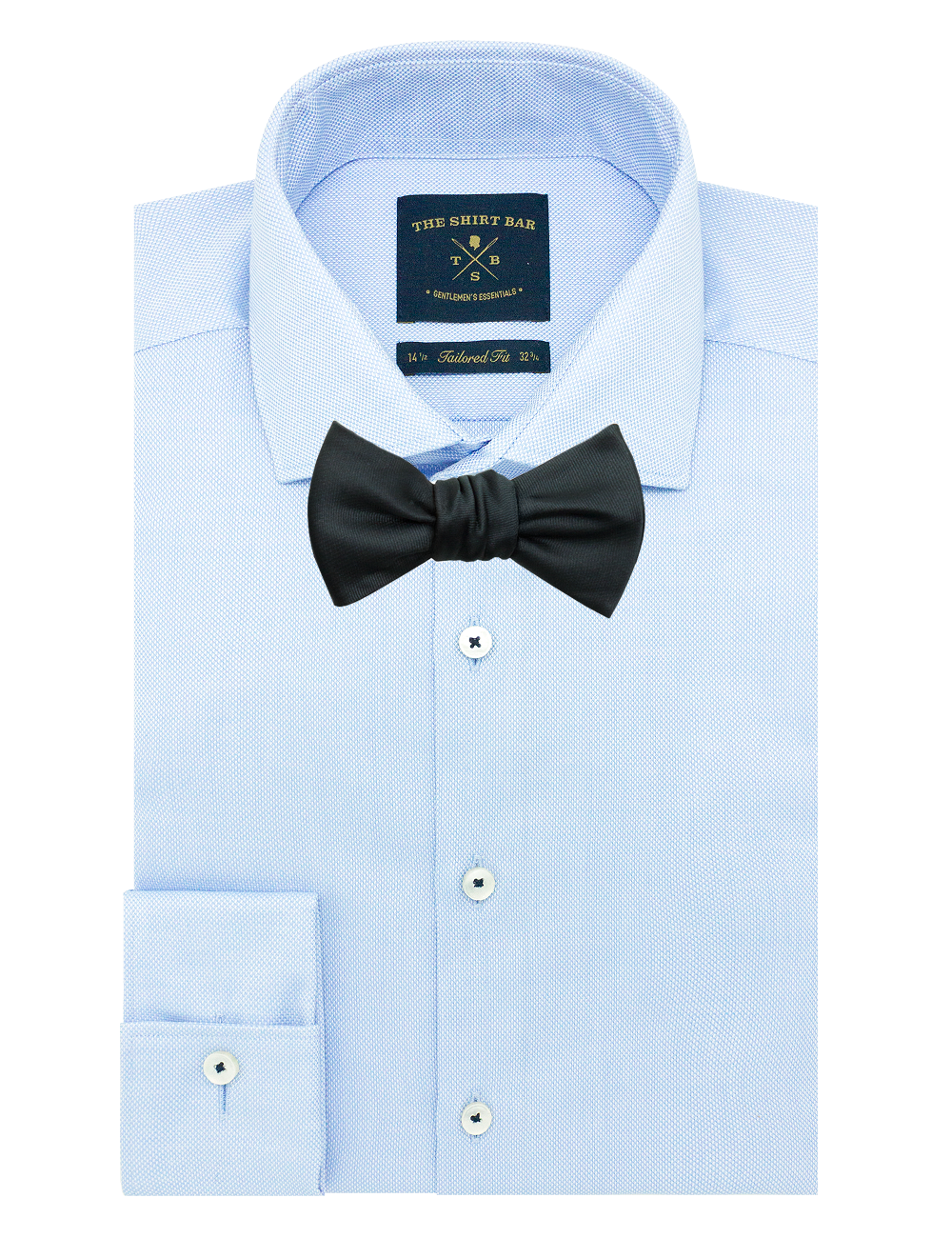 Solid Black Woven Self Tie Bowtie